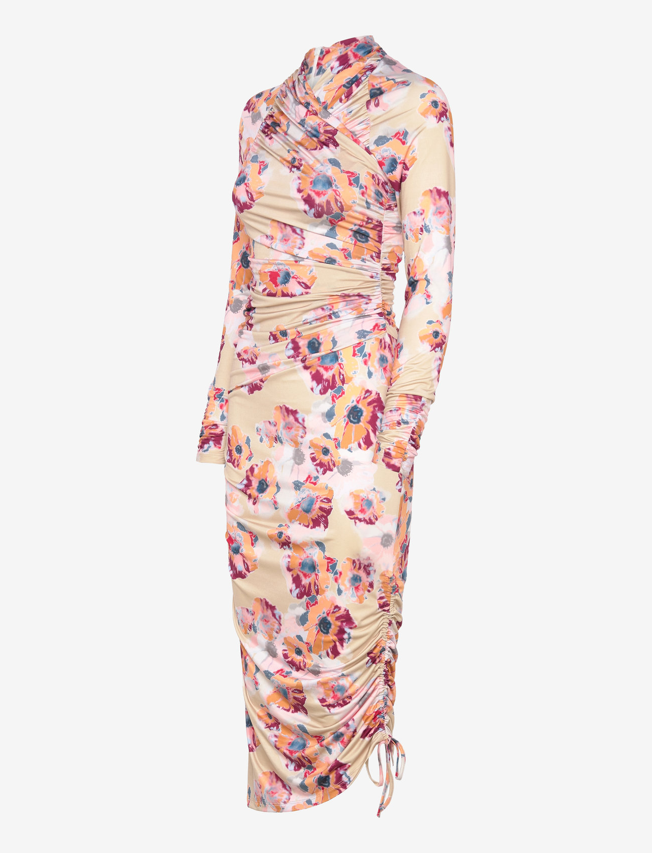Stella Nova - Printed jersey dress - bodycon dresses - happy bright flowers - 3