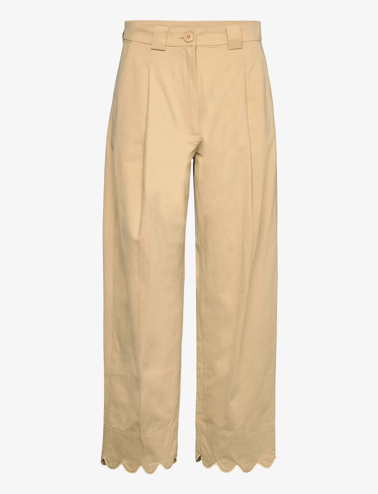 Stella Nova - Saja - bukser med lige ben - soft sand - 0