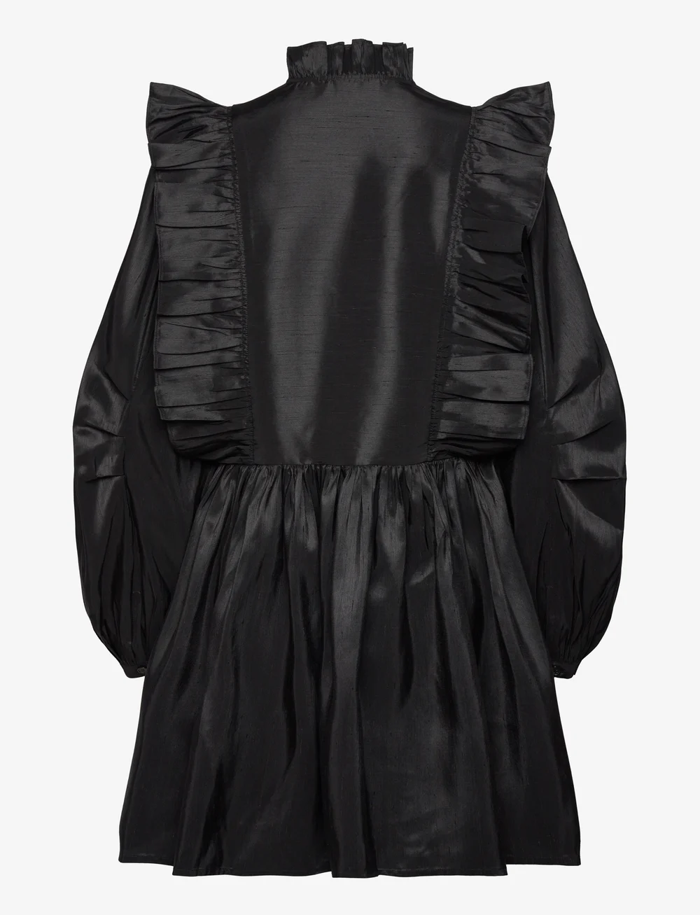 Stella Nova - Short dress with ruffles - feestjurken - black - 2