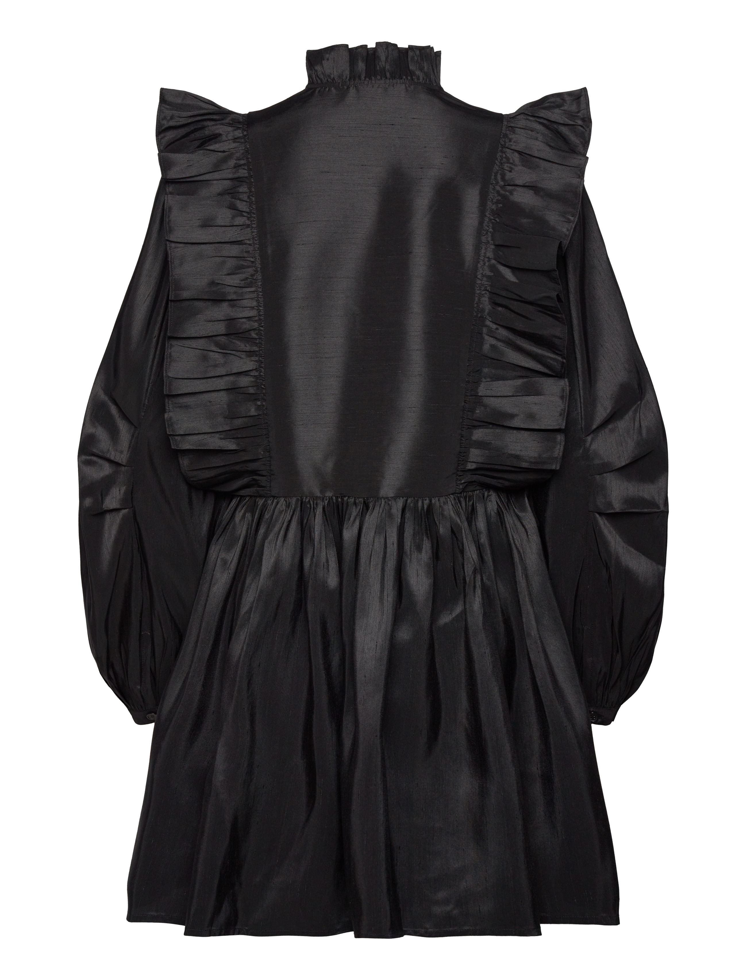 Stella Nova - Short dress with ruffles - partíkjólar - black - 2