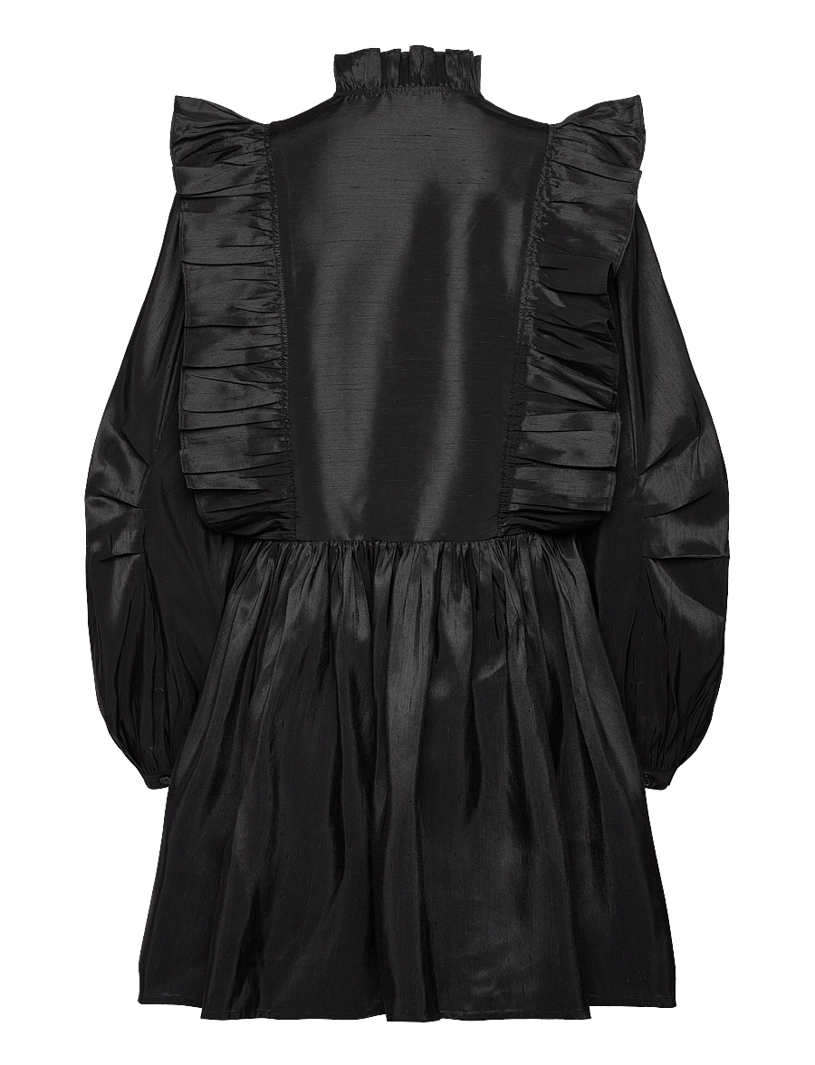 Stella Nova - Short dress with ruffles - partíkjólar - black - 2