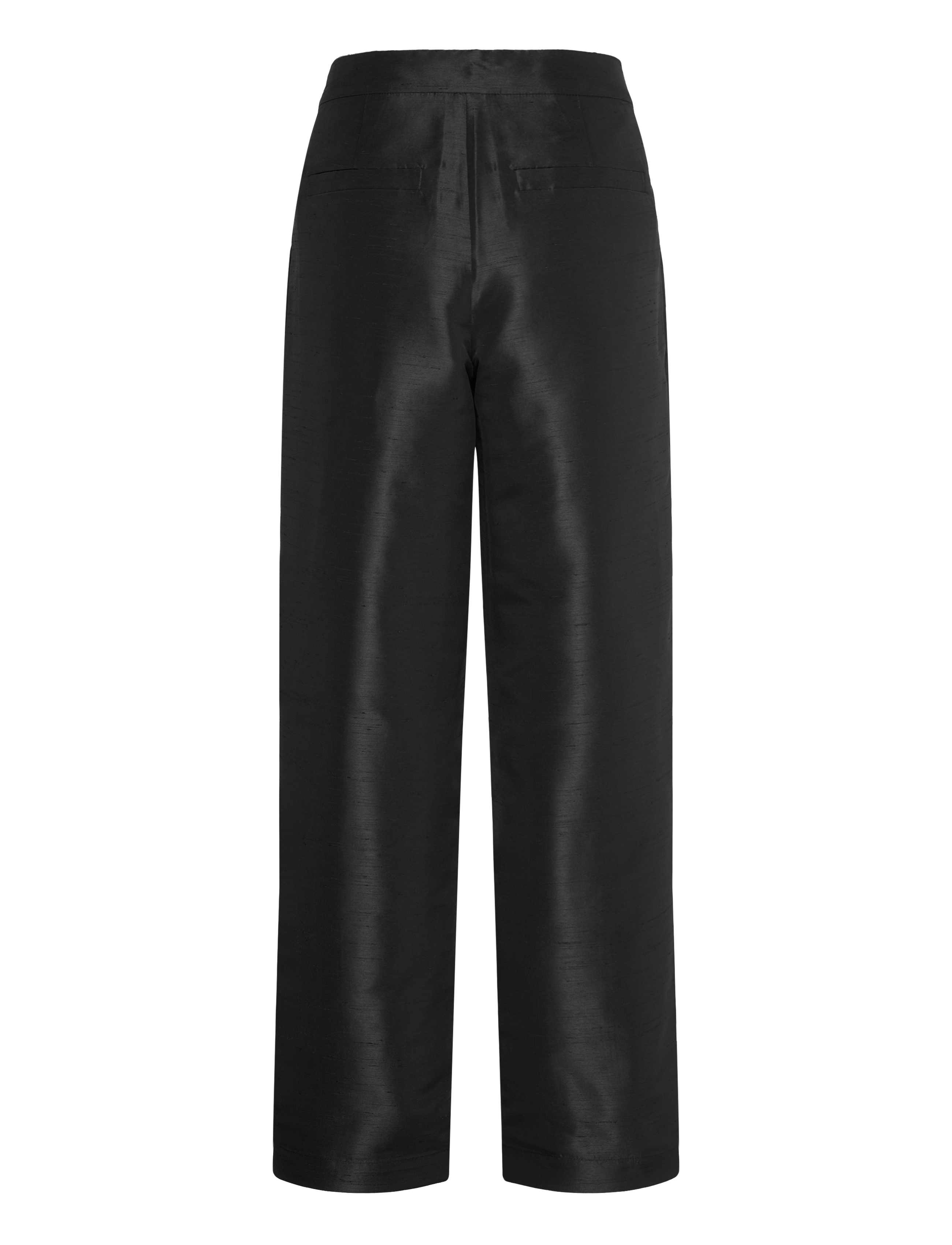 Stella Nova - Crispy pleated pant - tailored trousers - black - 1