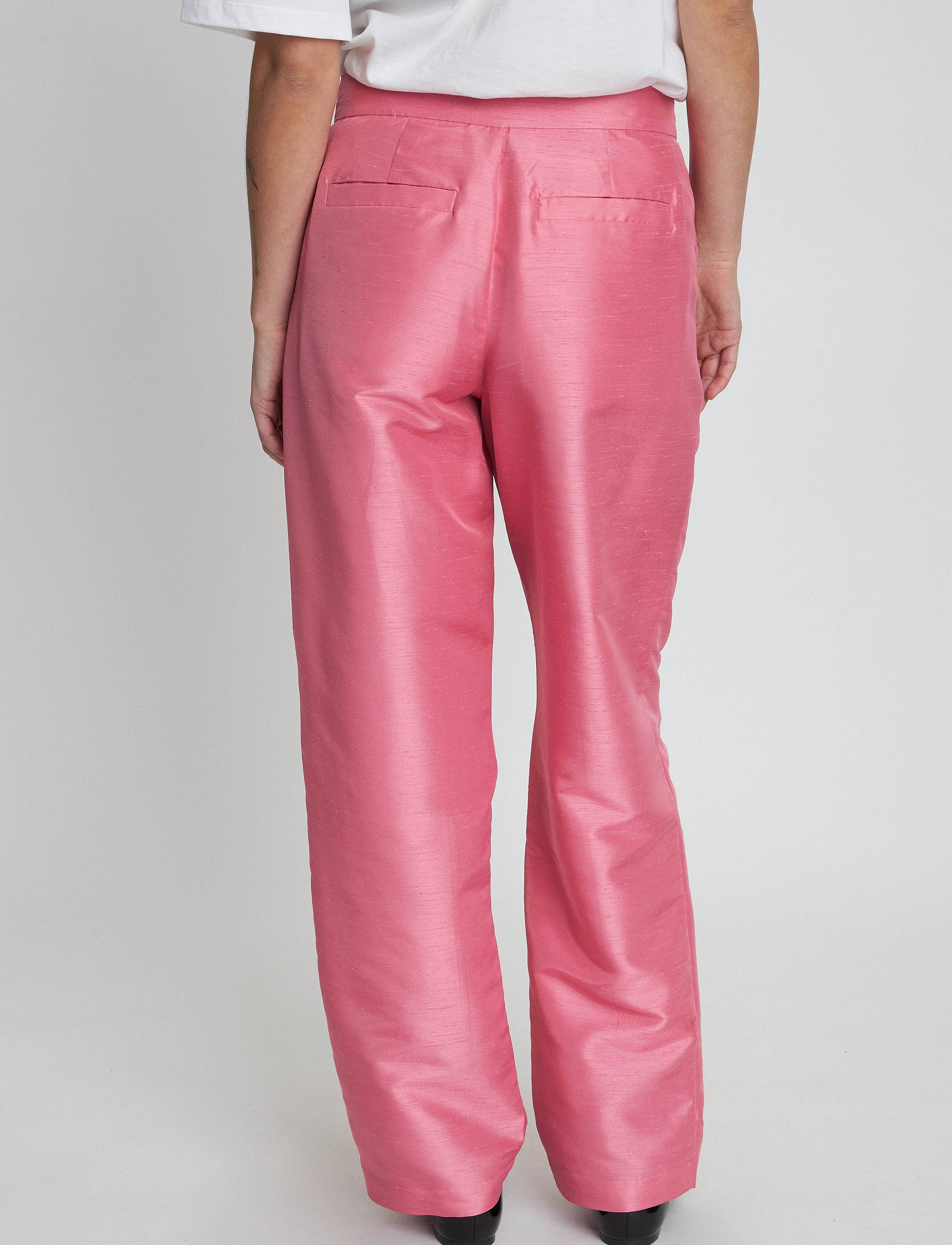 Stella Nova - Crispy pleated pant - habitbukser - pink - 3