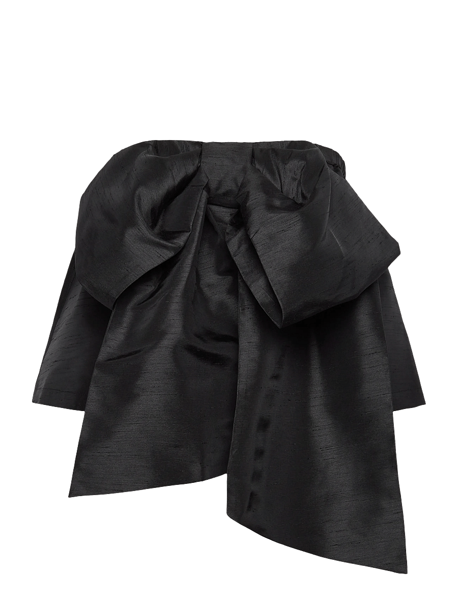 Stella Nova - Crispy Bow Top - Ärmellose tops - black - 3