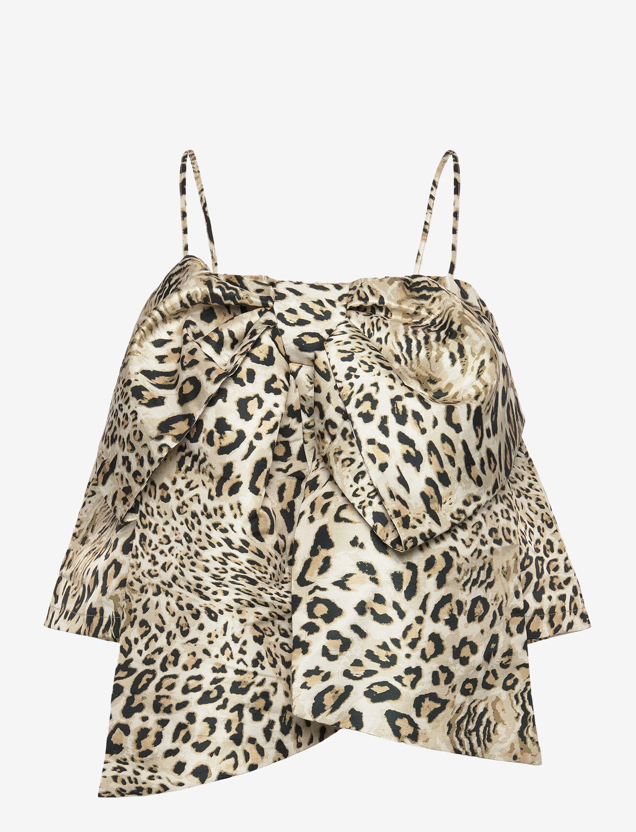 Stella Nova - Crispy Bow Top - festtoppe - leopard - 0