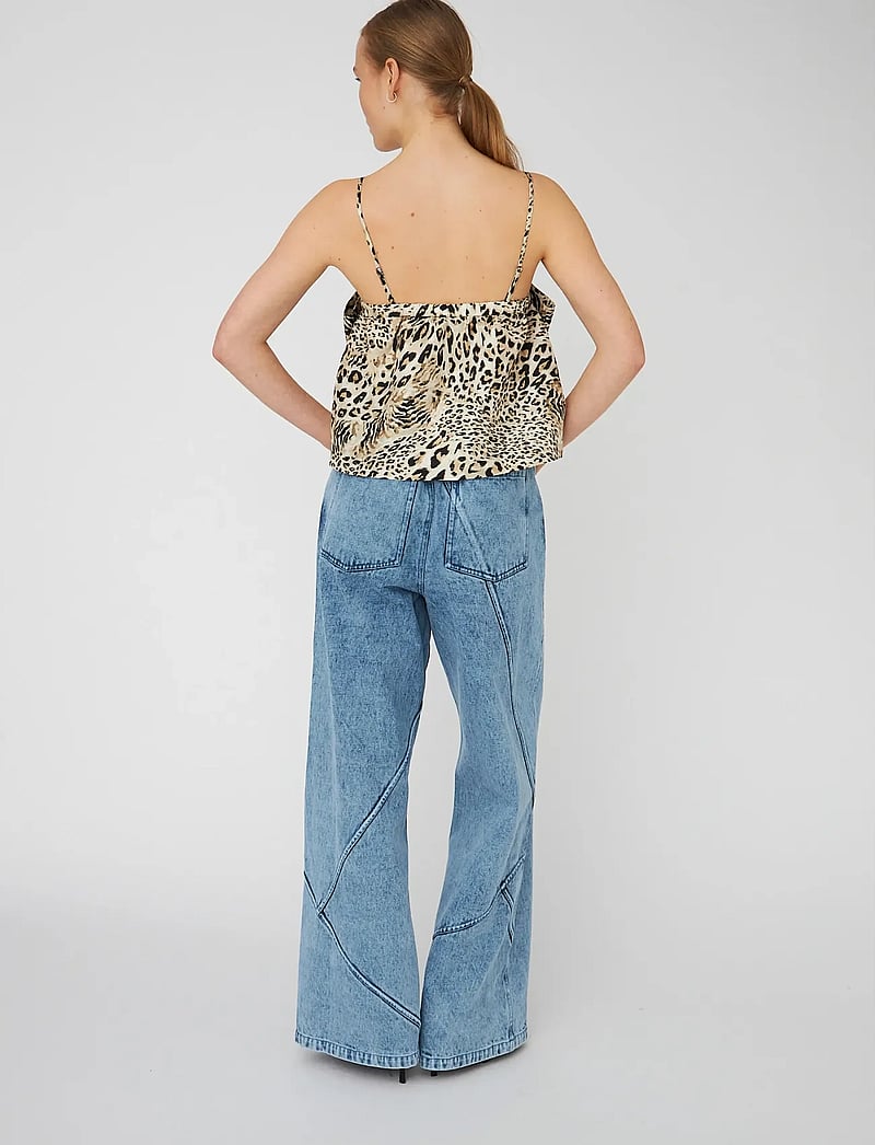 Stella Nova - Crispy Bow Top - Ärmellose tops - leopard - 4