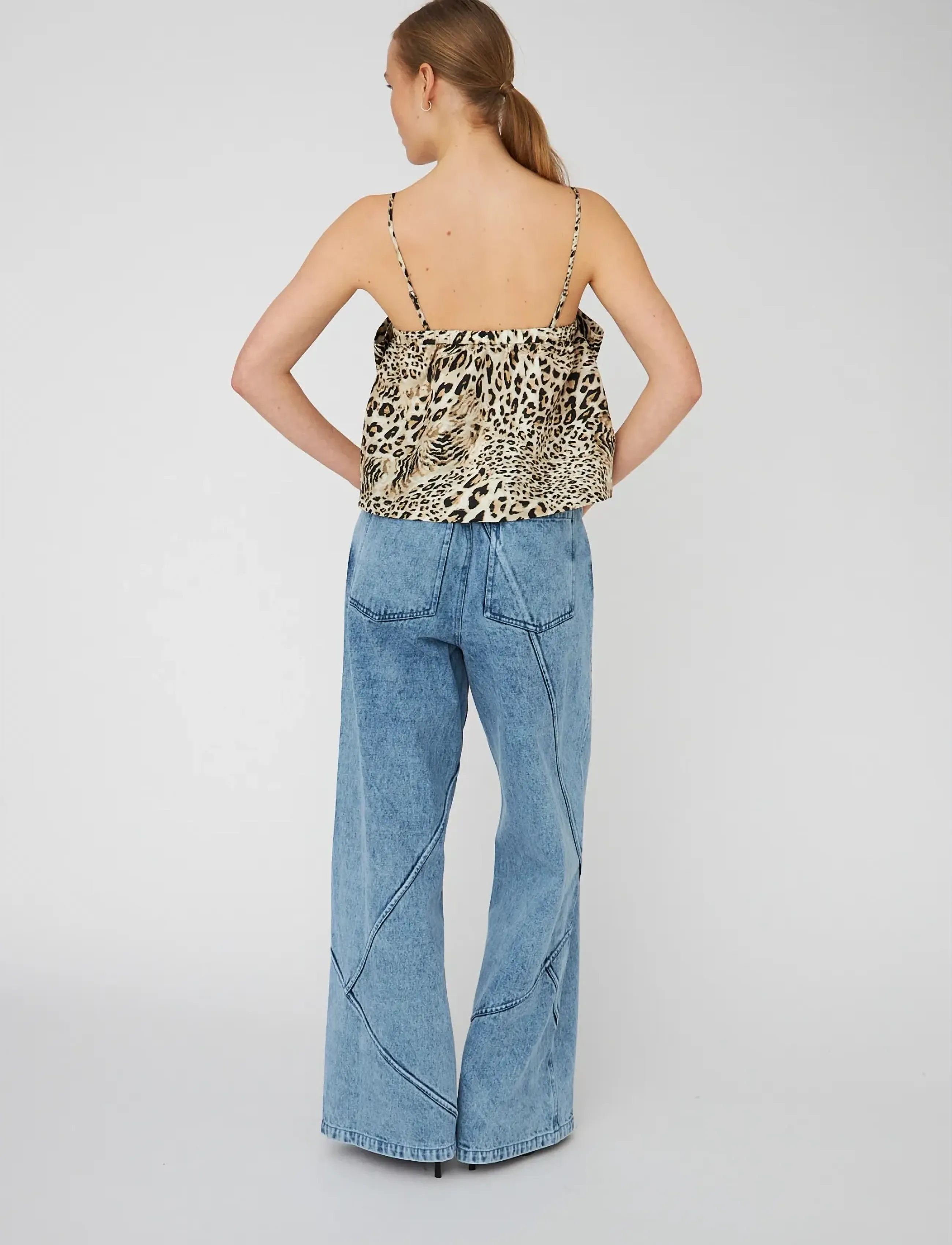 Stella Nova - Crispy Bow Top - ermeløse topper - leopard - 4
