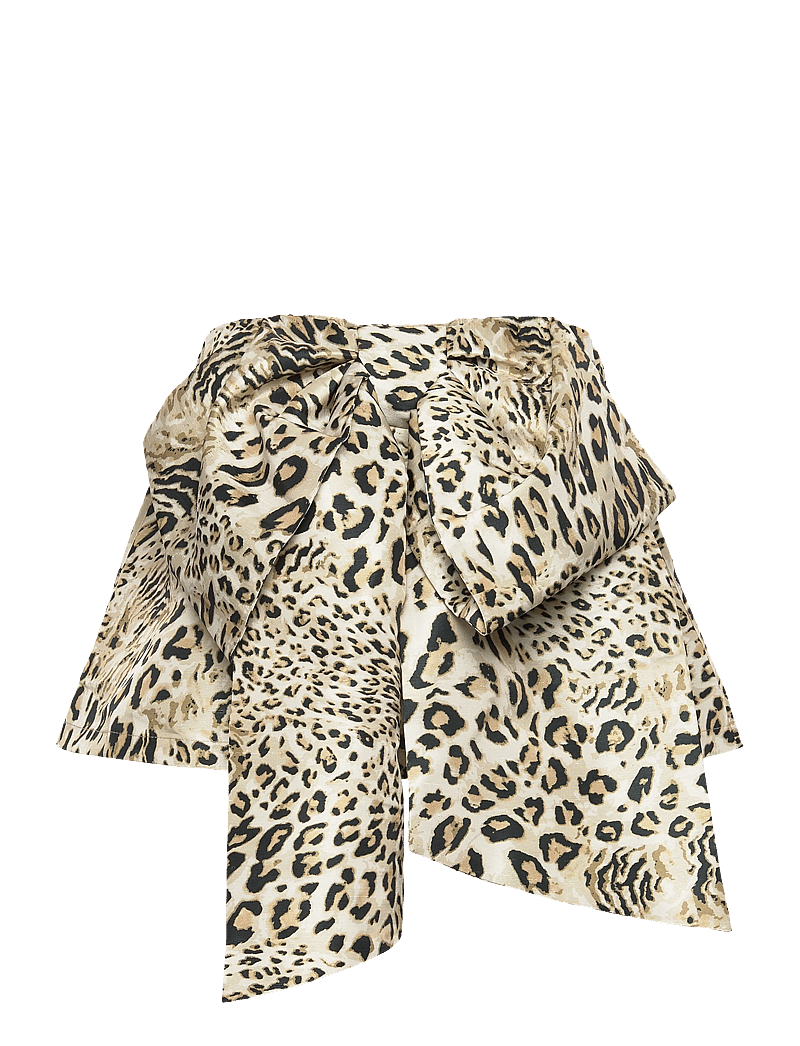 Stella Nova - Crispy Bow Top - Ärmellose tops - leopard - 3