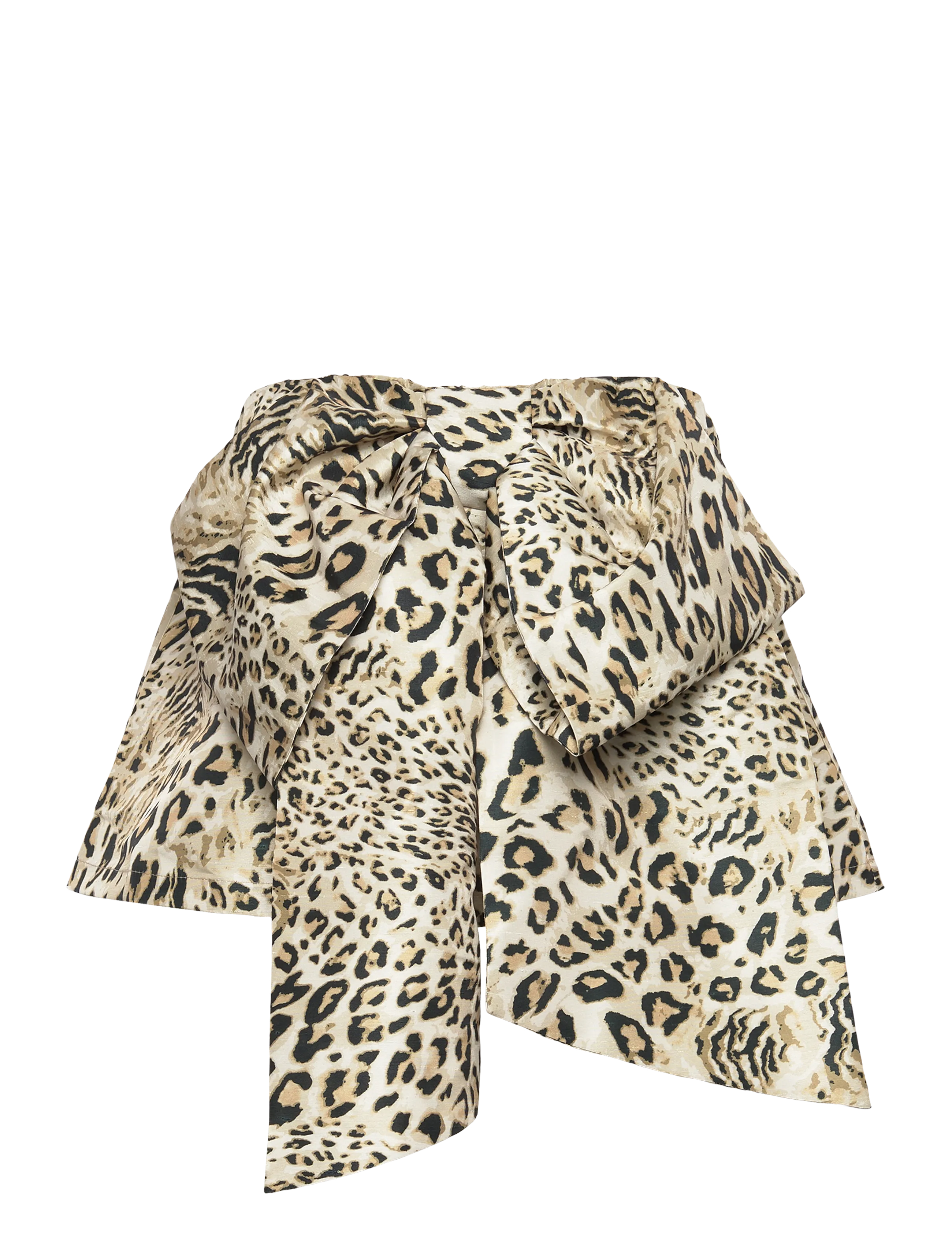 Stella Nova - Crispy Bow Top - ermeløse topper - leopard - 3