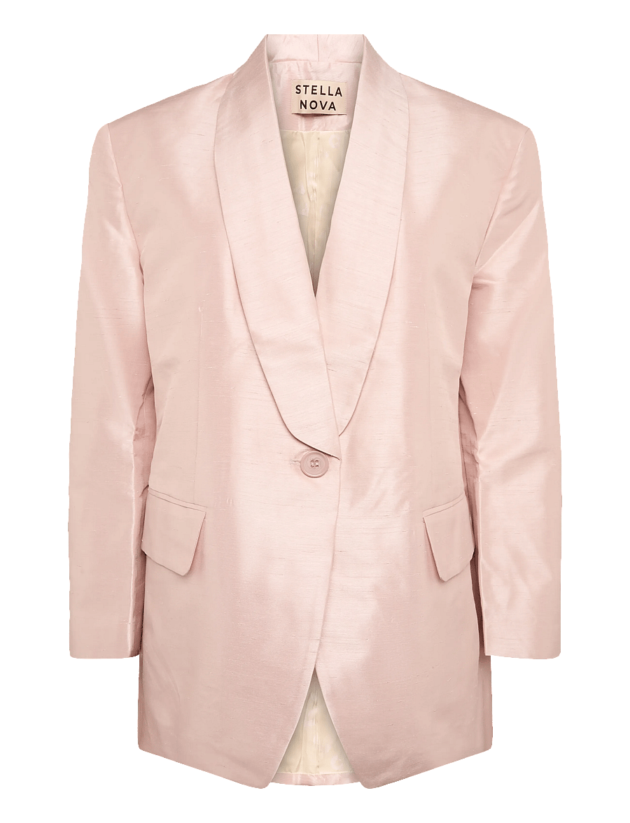 Stella Nova - Festive Oversized Blazer - einreihige blazer - rose dust - 1