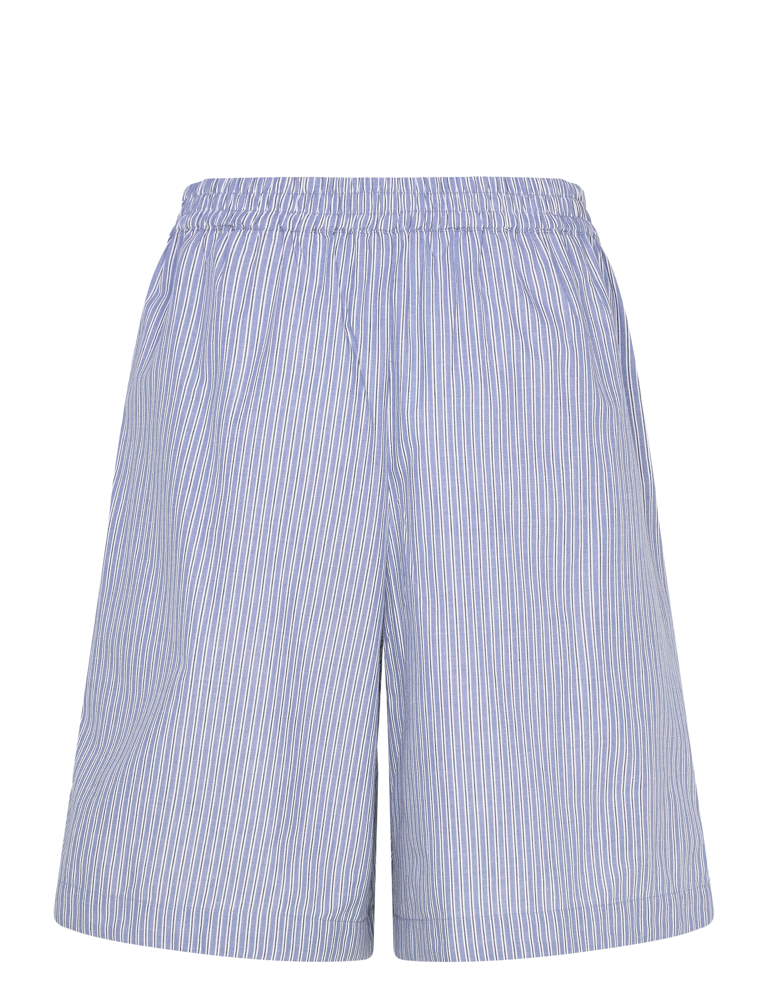Stella Nova - Striped Anchor Embroidered Shorts - rennot shortsit - 313 blue stripes - 2