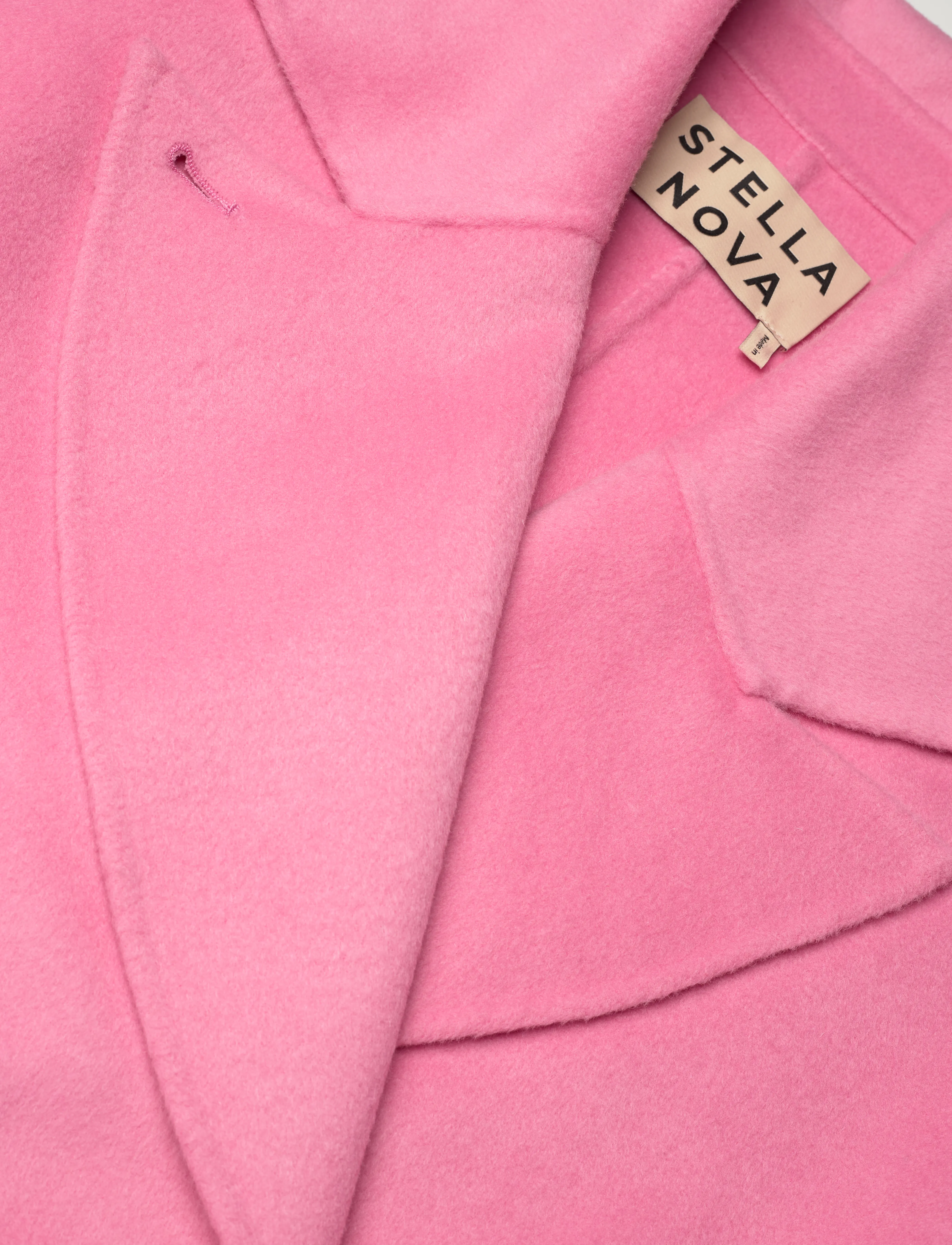 Stella Nova Wool Mix Coat (Pink/Rosa) - 2899 kr | Boozt.com