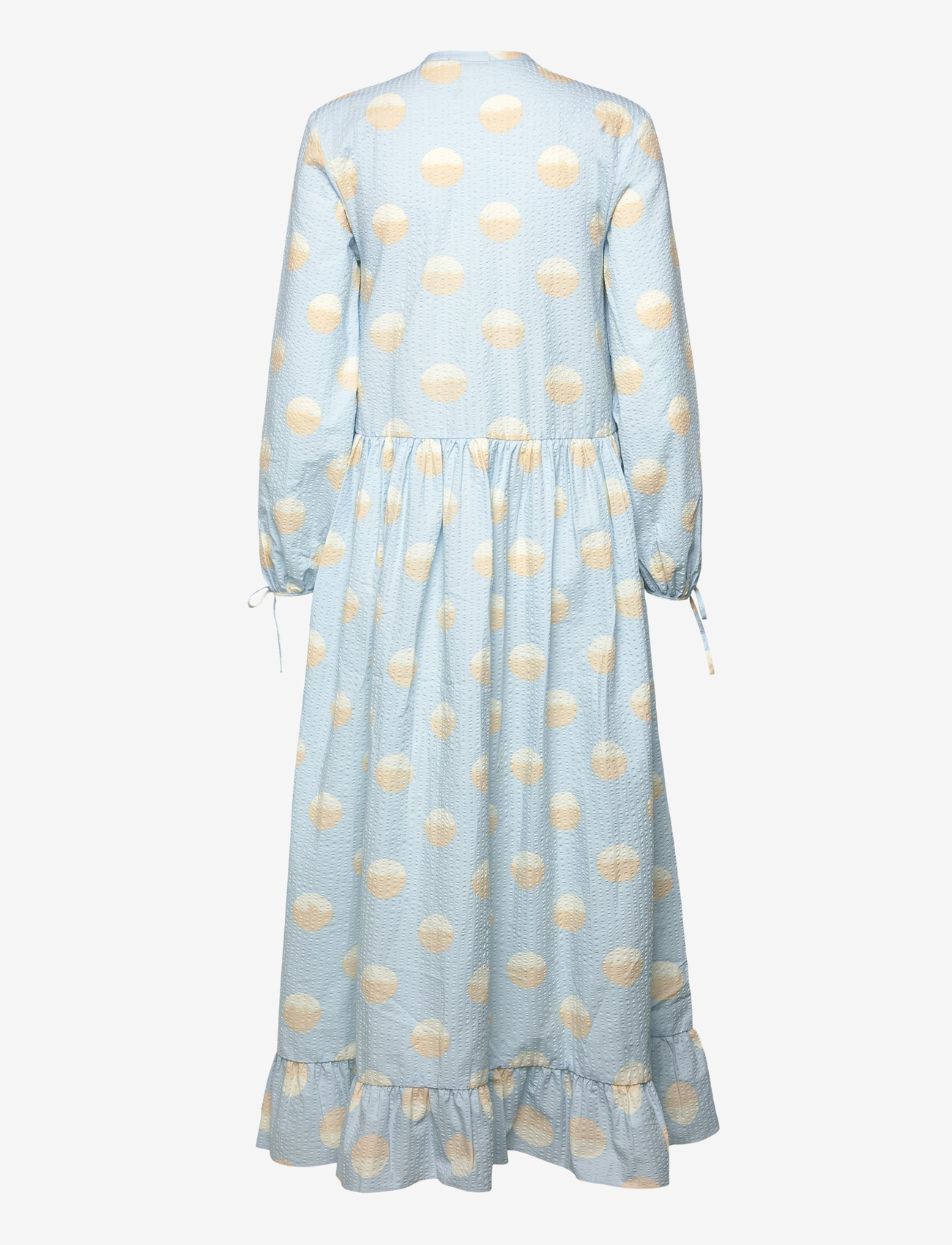 Stella Nova - Big Dot Maxi Dress - aftonklänningar - light blue - 1