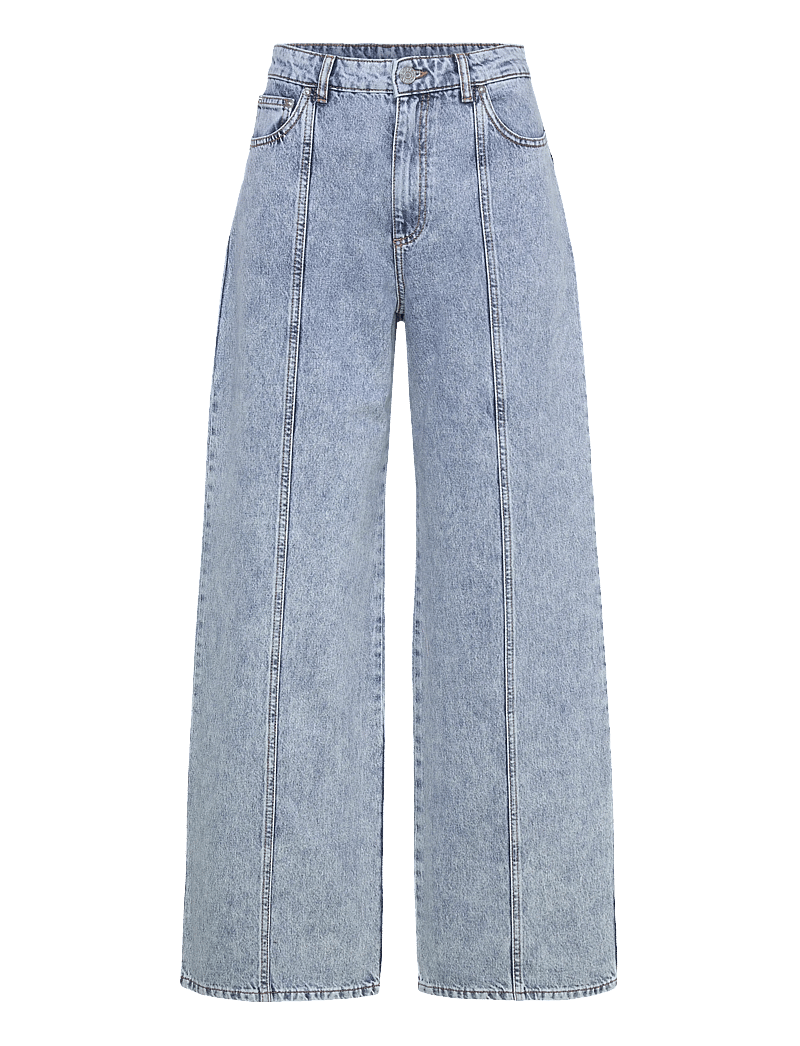 Stella Nova - Moon Washed Denim Pants - hosen mit weitem bein - denim moon wash - 0