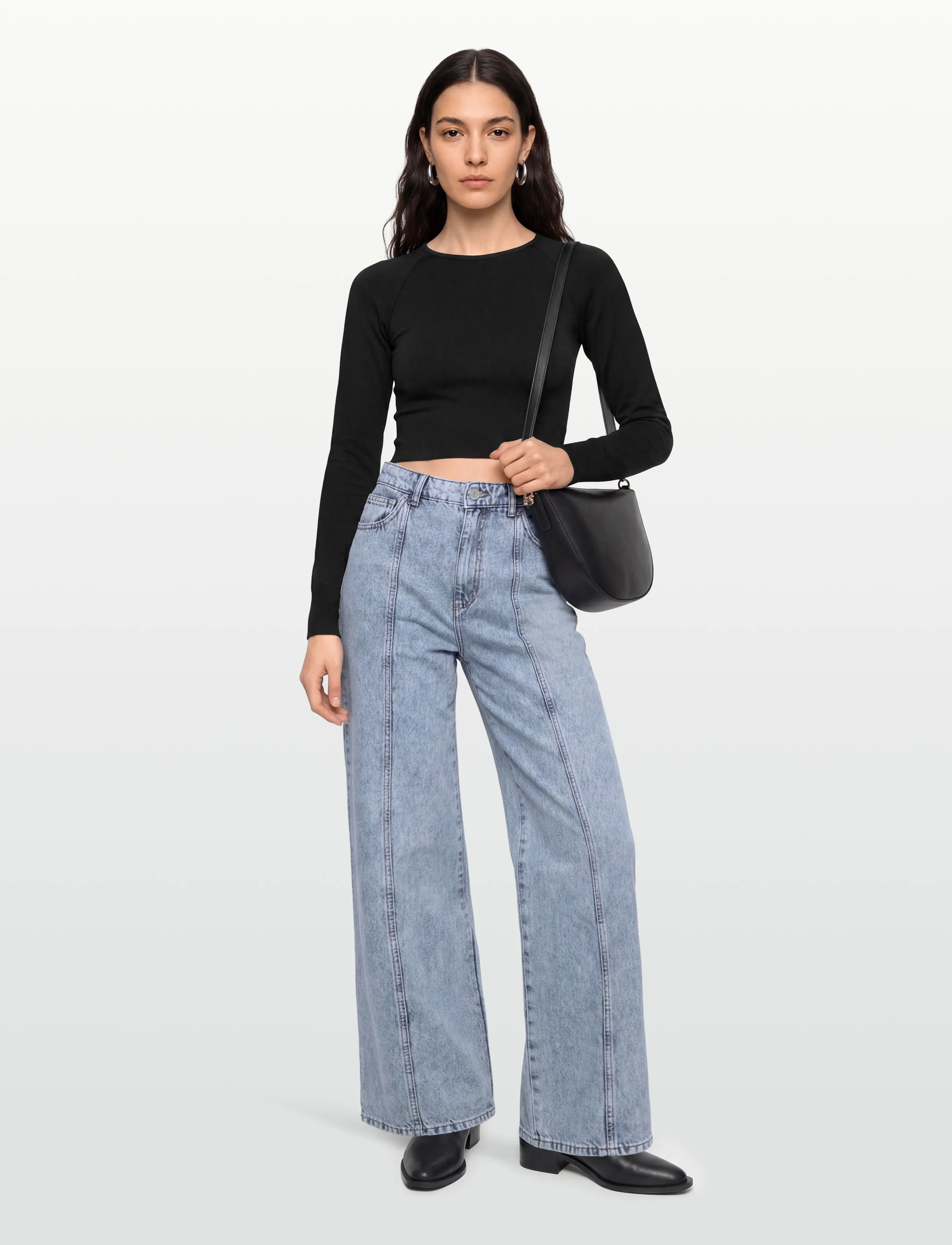 Stella Nova Moon Washed Denim Pants, 38, Blue, Jeans > Vidde, Dame