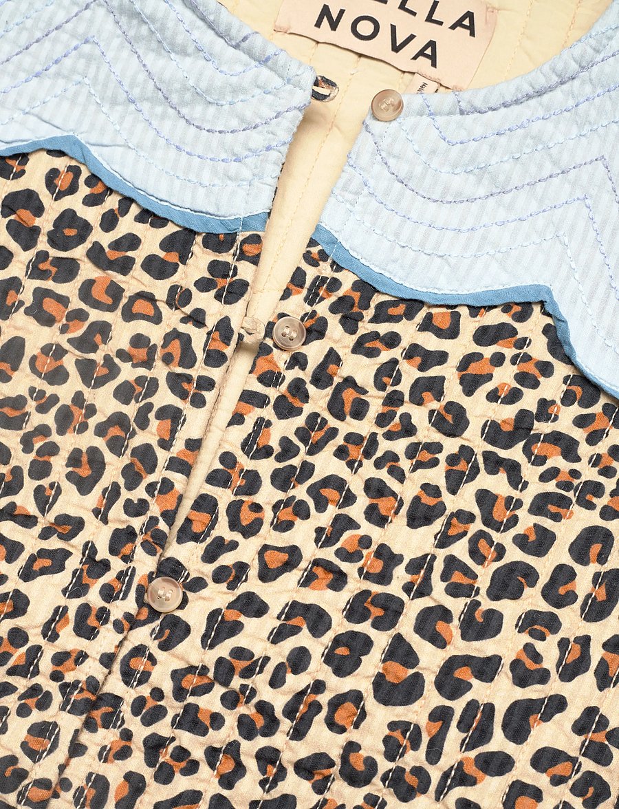 Stella Nova - Leopard Jacket with Clouds - forårsjakker - leopard - 2
