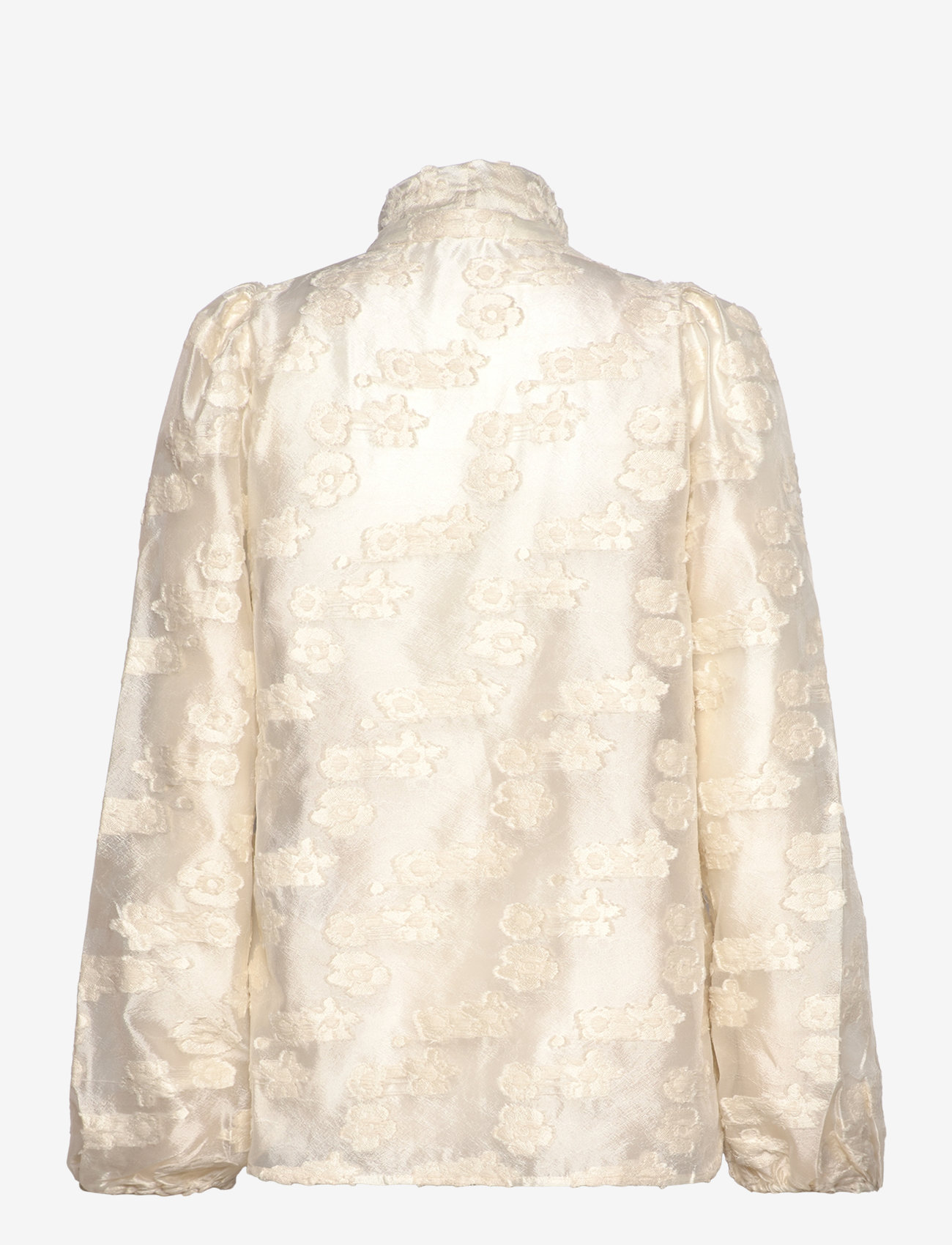 Stella Nova - Blouse with tie band at neck - langärmlige blusen - creme brÛlÉe - 1