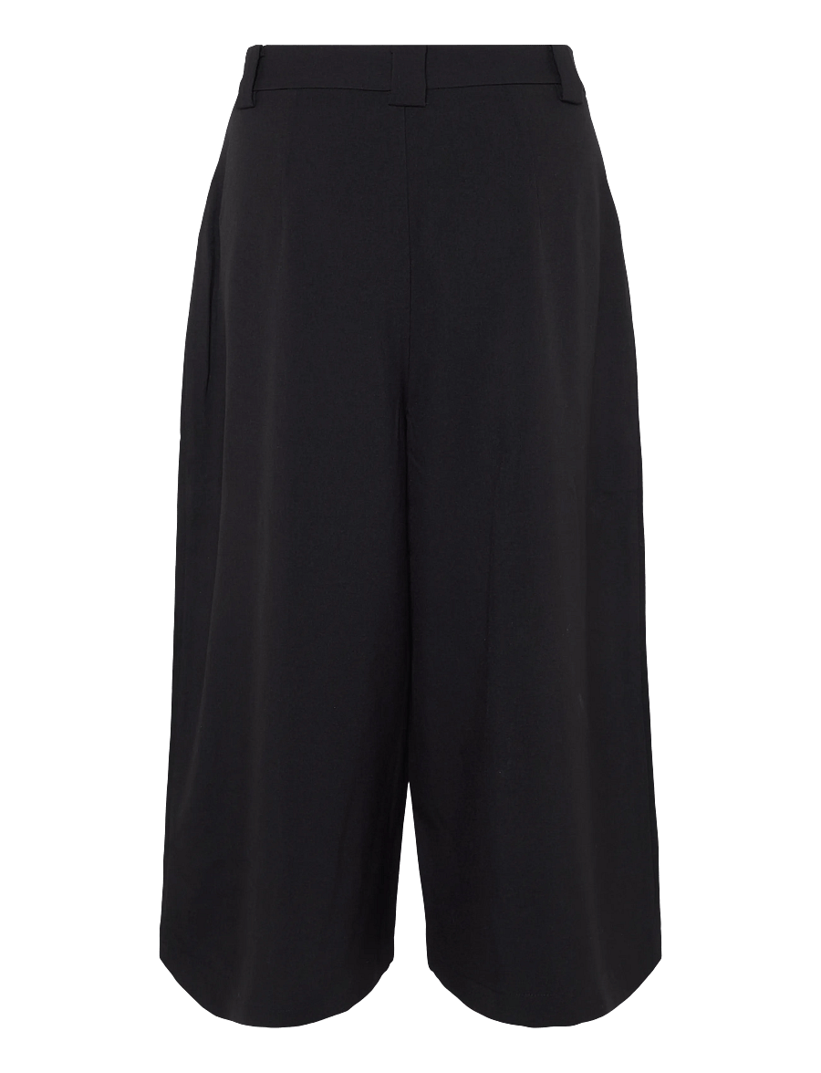 Stella Nova - Cropped Mid-Waist Pant - culottes - black - 2