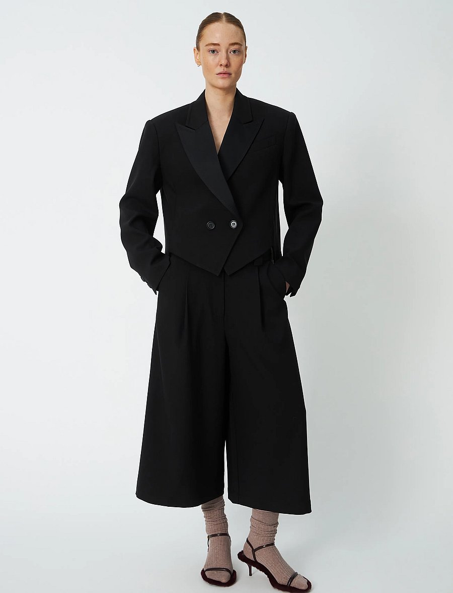 Stella Nova - Tuxedo Blazer - korta kavajer - black - 0