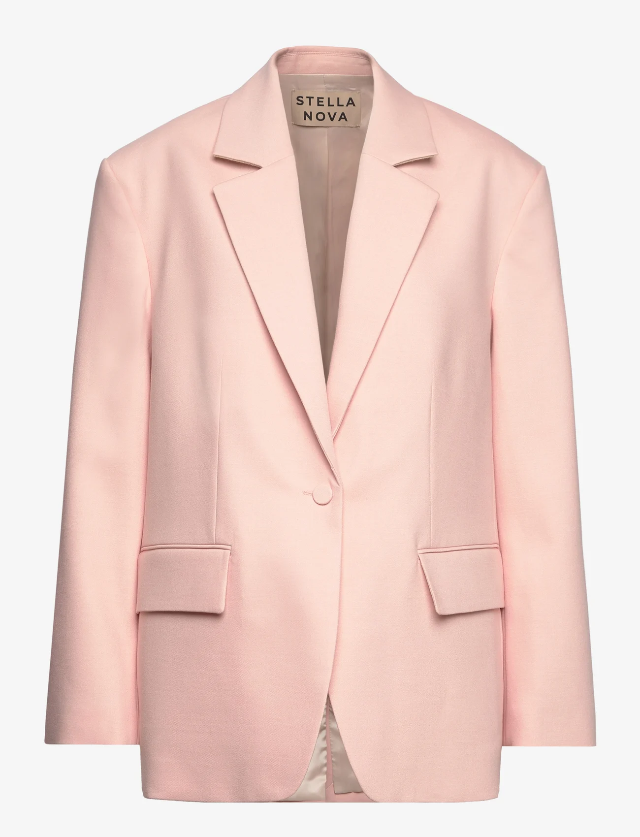 Stella Nova - Oversized blazer - vakarėlių drabužiai išparduotuvių kainomis - pale pink - 0