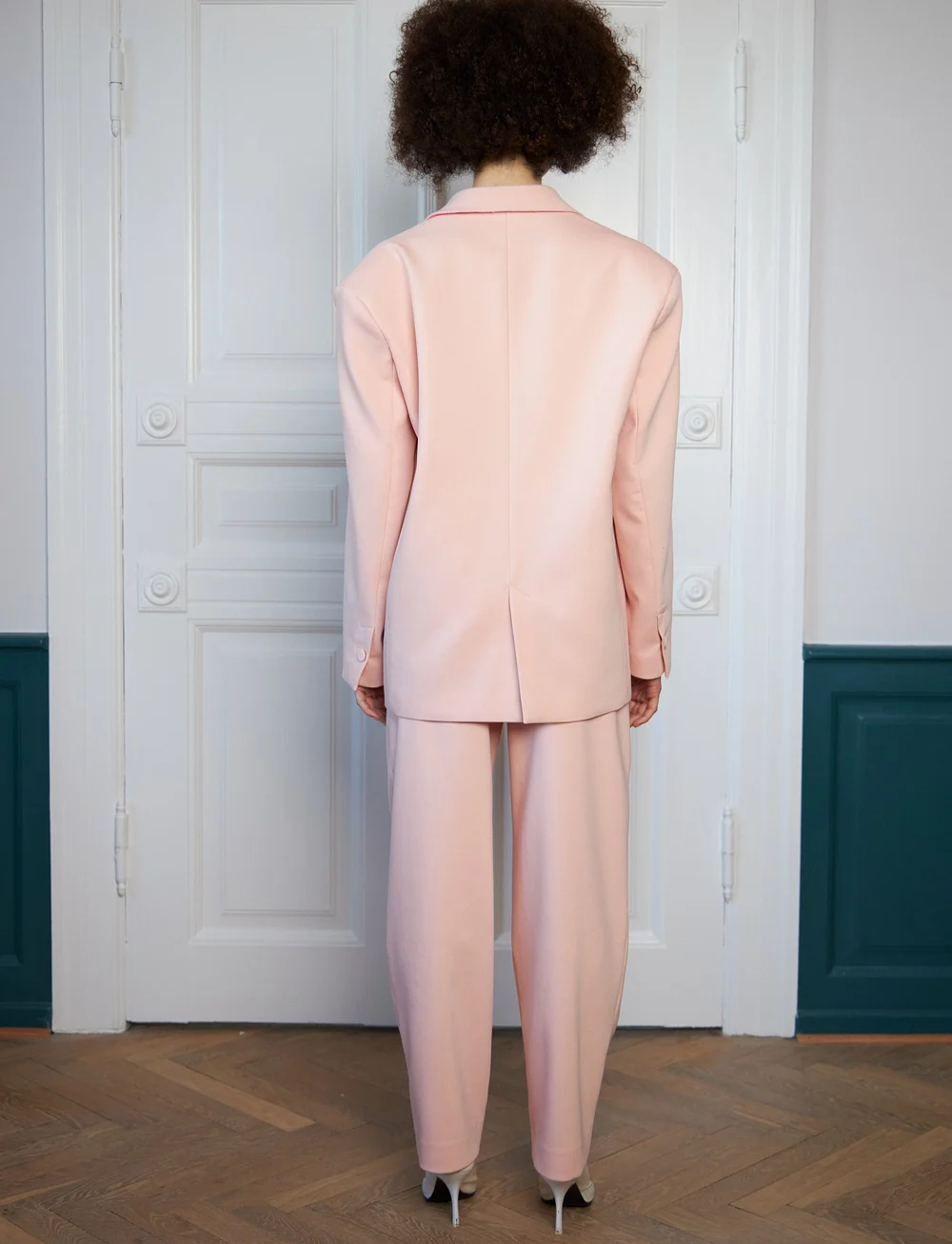 Stella Nova - Oversized blazer - oversize blazer - pale pink - 3