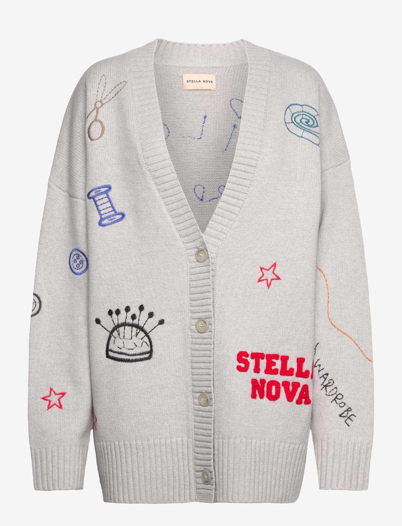Stella Nova - The Tailors Cardigan - light grey - 1