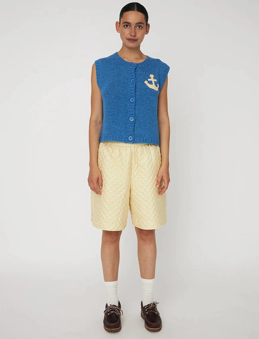 Stella Nova - Anchor vest - strickwesten - 300 blue sea - 0