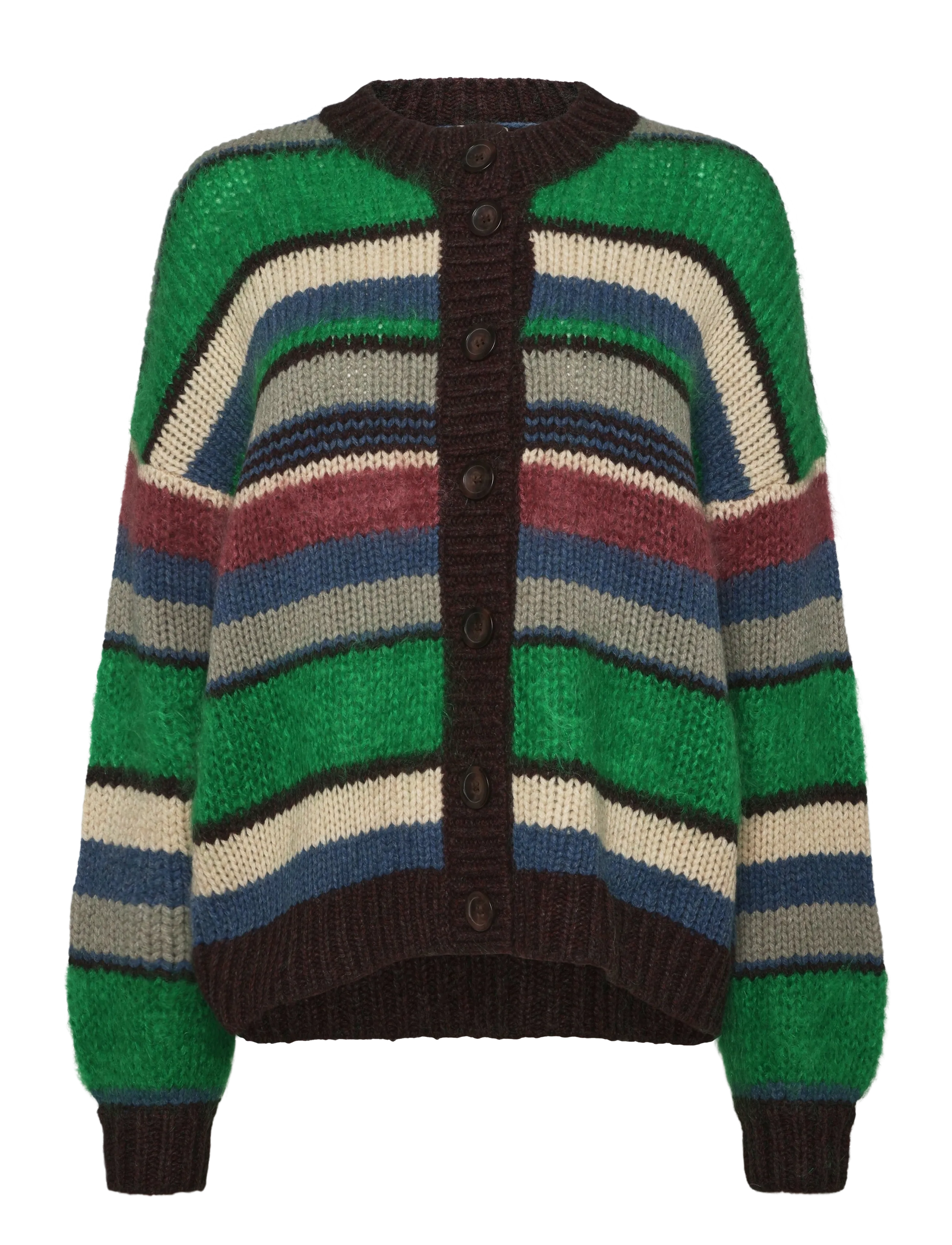 Stella Nova Multi Striped Cardigan - Cardigans - MULTICOLOUR / multi