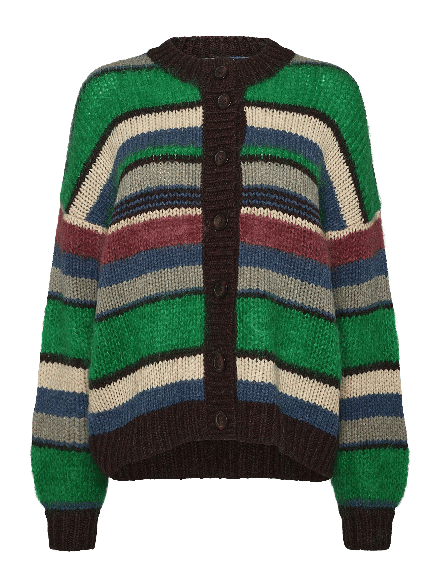 Stella Nova - Multi Striped Cardigan - cardigans - multicolour - 1