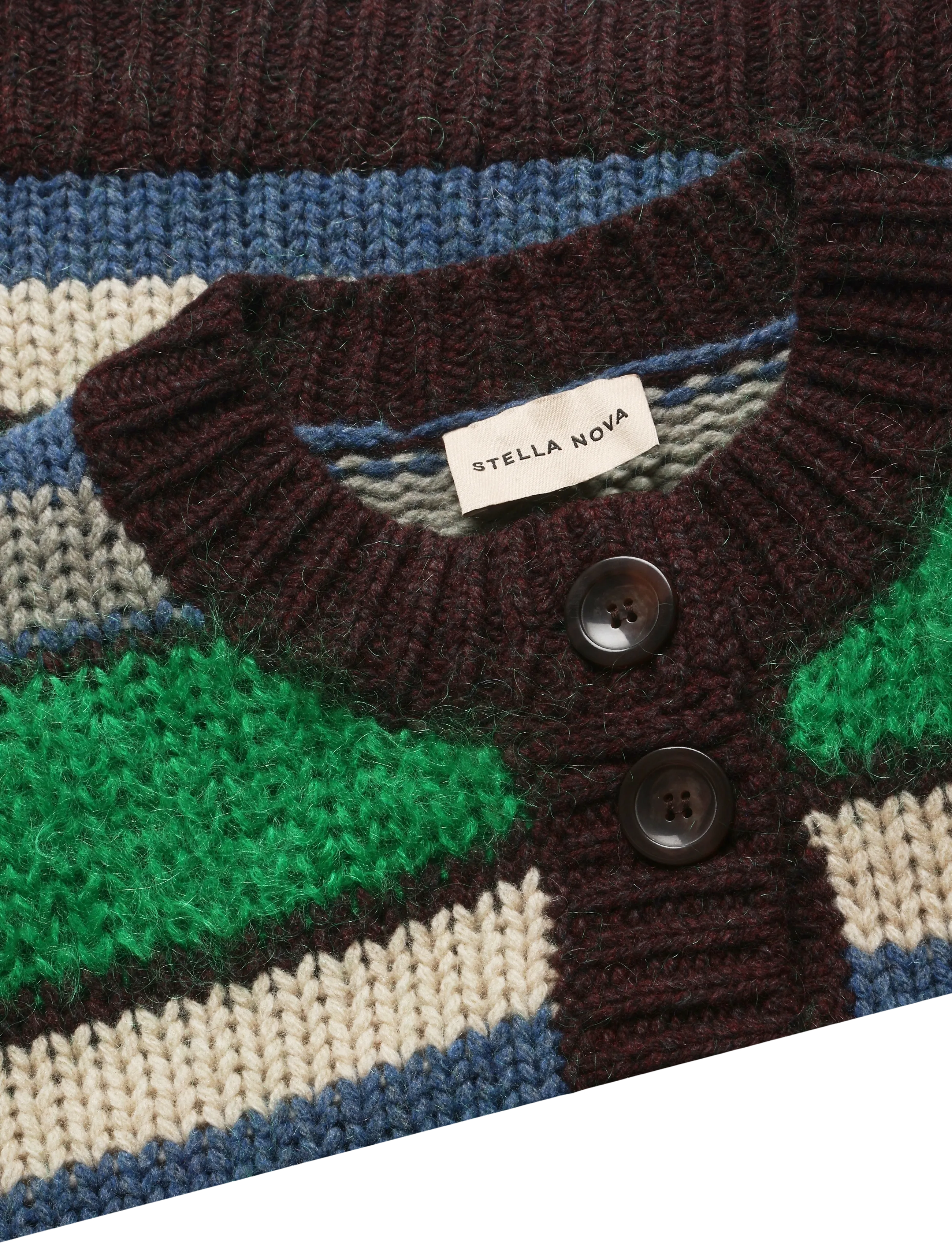 Stella Nova - Multi Striped Cardigan - cardigans - multicolour - 4