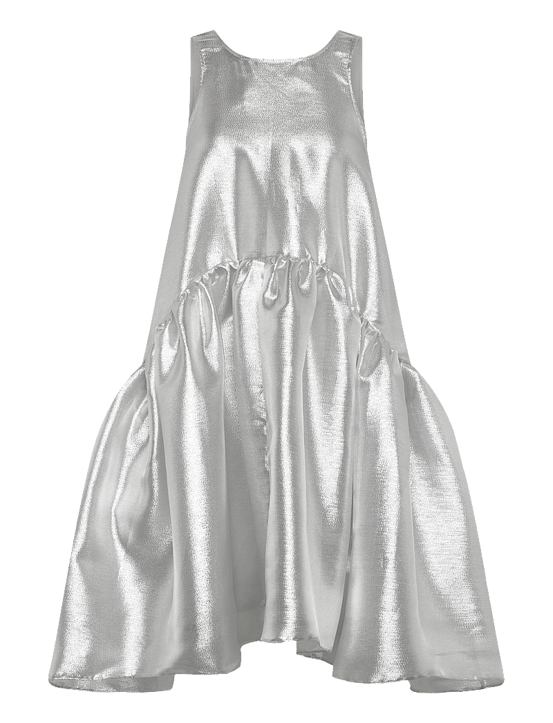 Stella Nova - Silver Midi Dress - midi-kleider - 914 pearl silver - 1