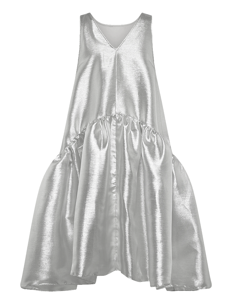 Stella Nova - Silver Midi Dress - midi-kleider - 914 pearl silver - 2