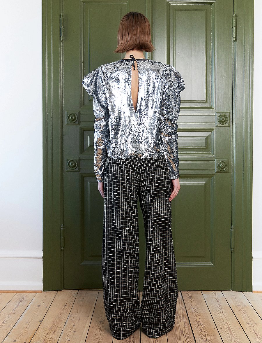 Stella Nova - Sequins blouse - langærmede bluser - sparkeling star - 3