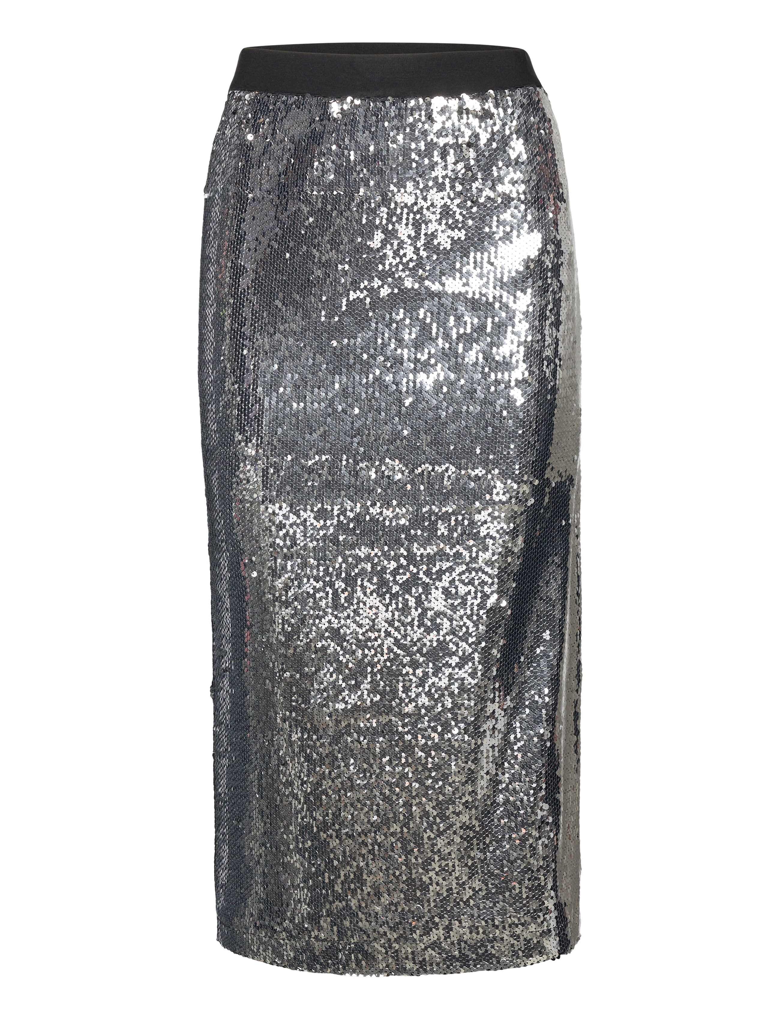 STELLA NOVA Sequins Midi Rock Silber - 38 - Damen