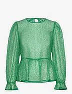 Sequins blouse - BRIGHT MINT