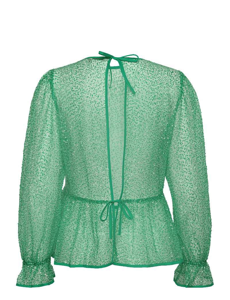 Stella Nova - Sequins blouse - pikkade varrukatega pluusid - bright mint - 2