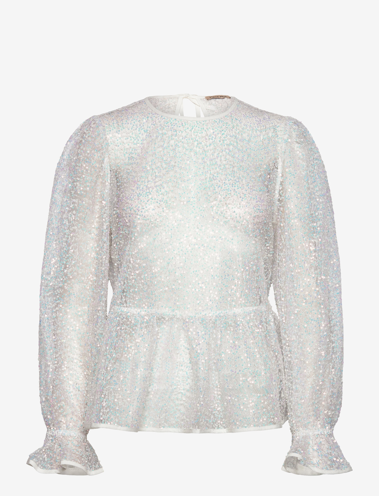 Stella Nova - Sequins blouse - langærmede bluser - mother of pearl - 0
