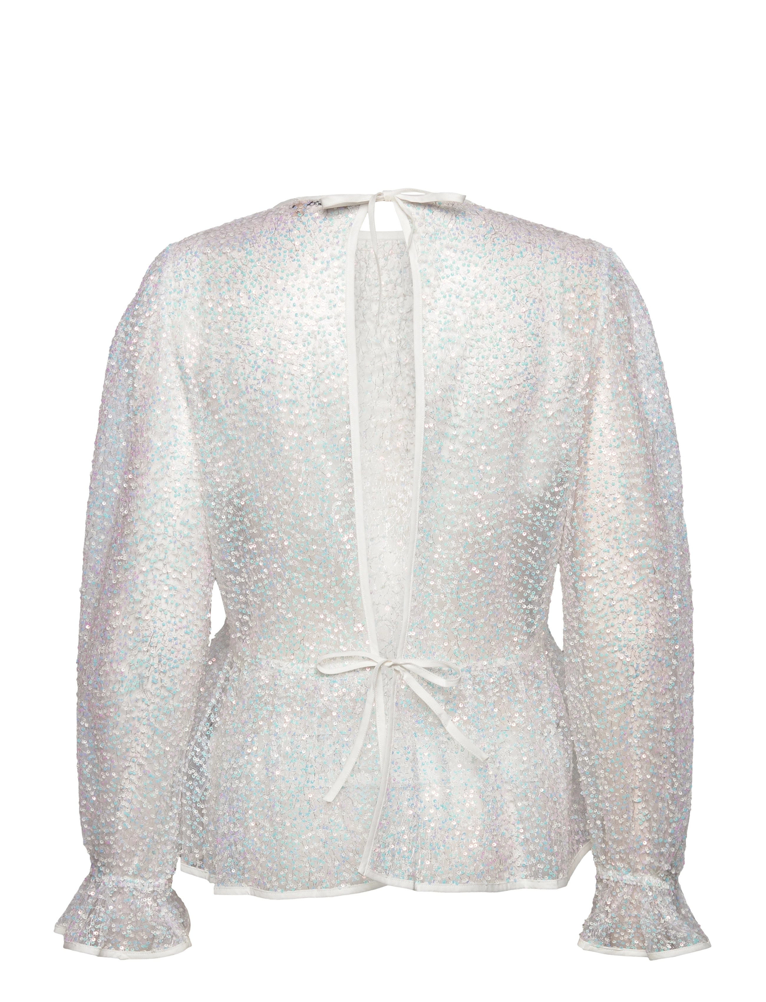 Stella Nova - Sequins blouse - mother of pearl - 2