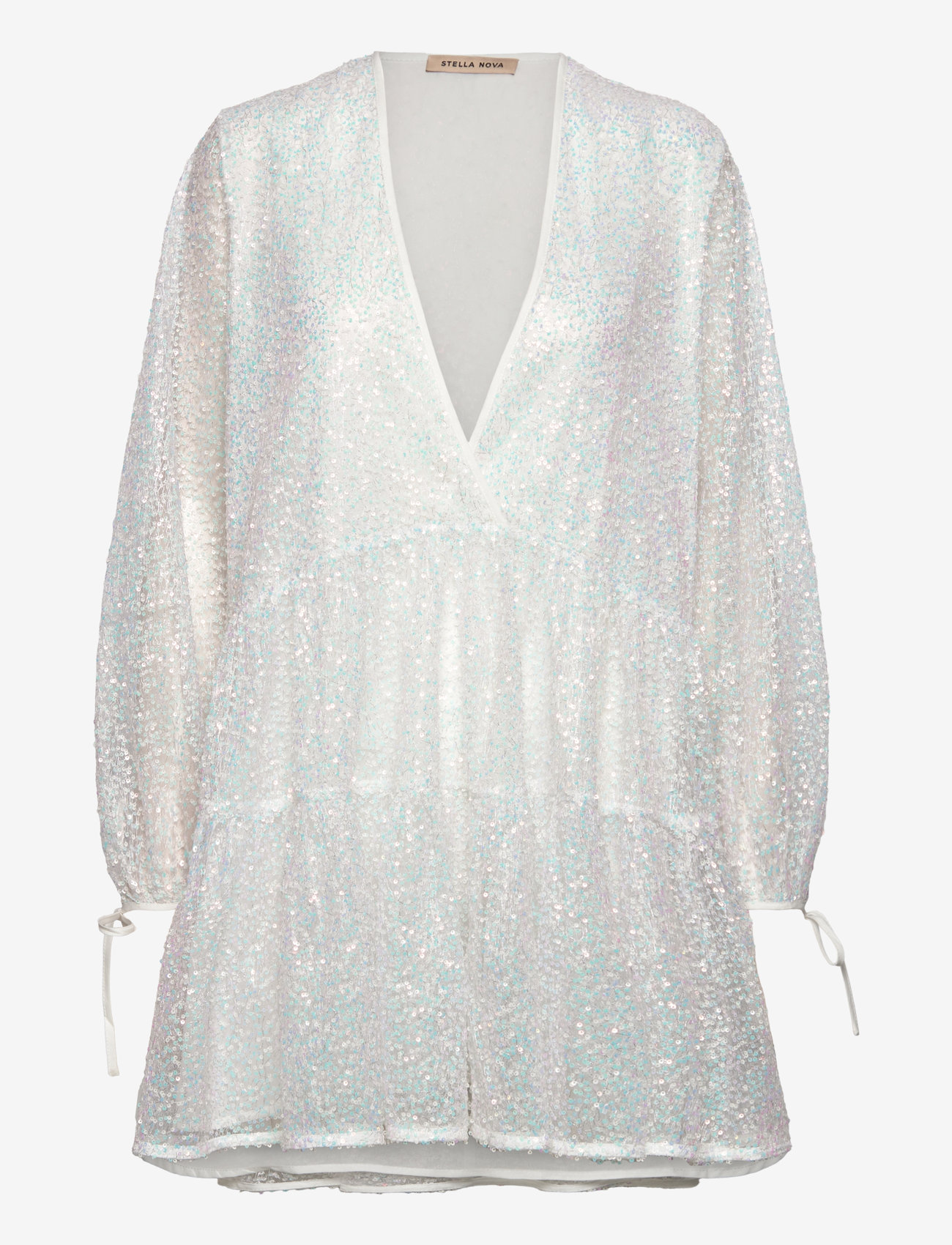 Stella Nova - Sequins mini dress - suvekleidid - mother of pearl - 0
