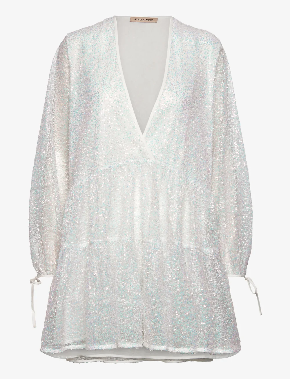 Stella Nova - Sequins mini dress - konfirmationstøj - mother of pearl - 1