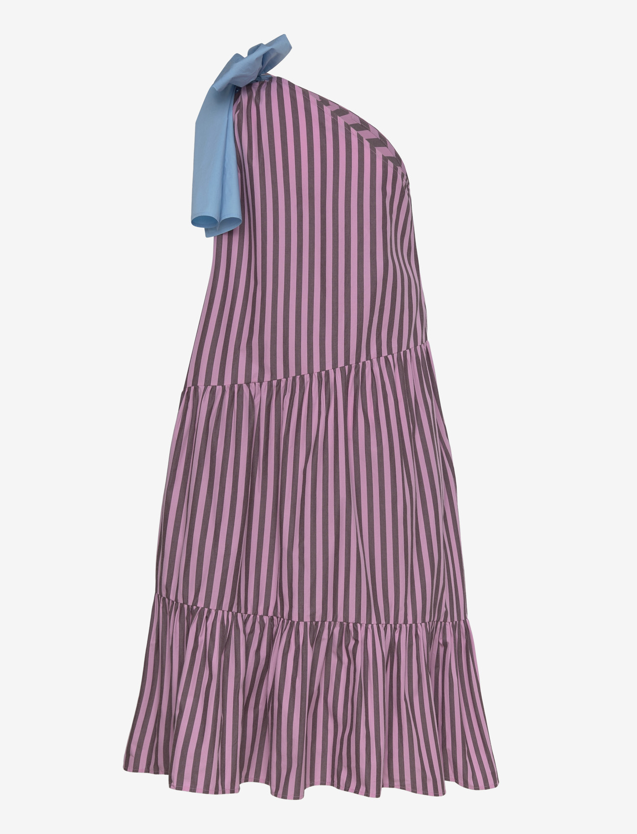Stella Nova - Striped Bow Maxi Dress - maxi dresses - 559 purple - 2