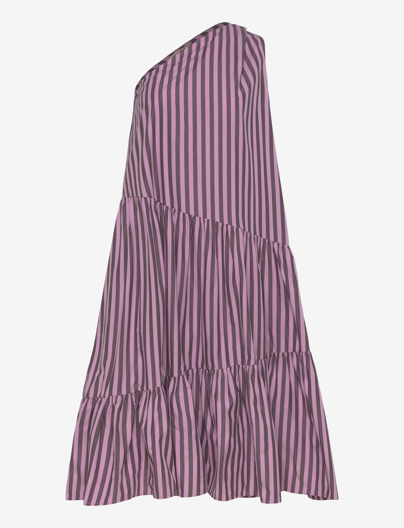 Stella Nova - Striped Bow Maxi Dress - maxi dresses - 559 purple - 4