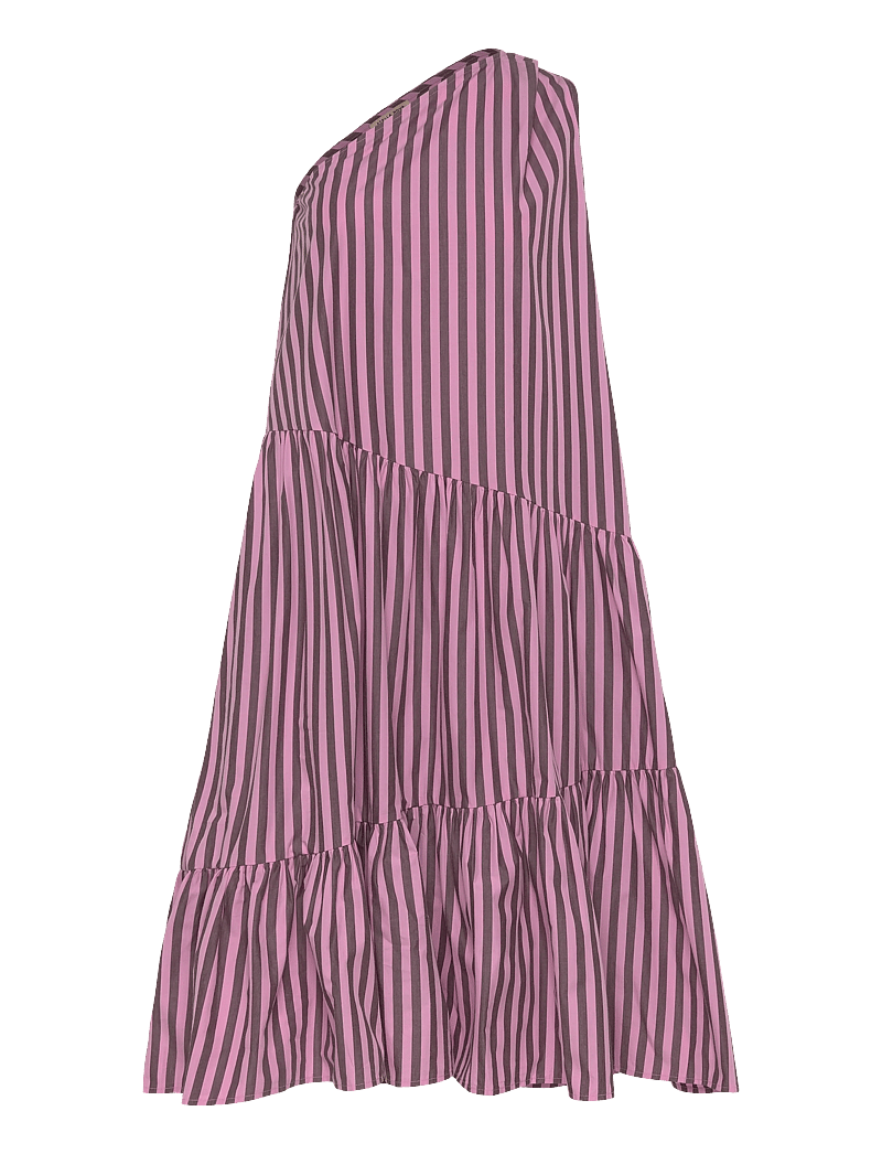 Stella Nova - Striped Bow Maxi Dress - maxi dresses - 559 purple - 4