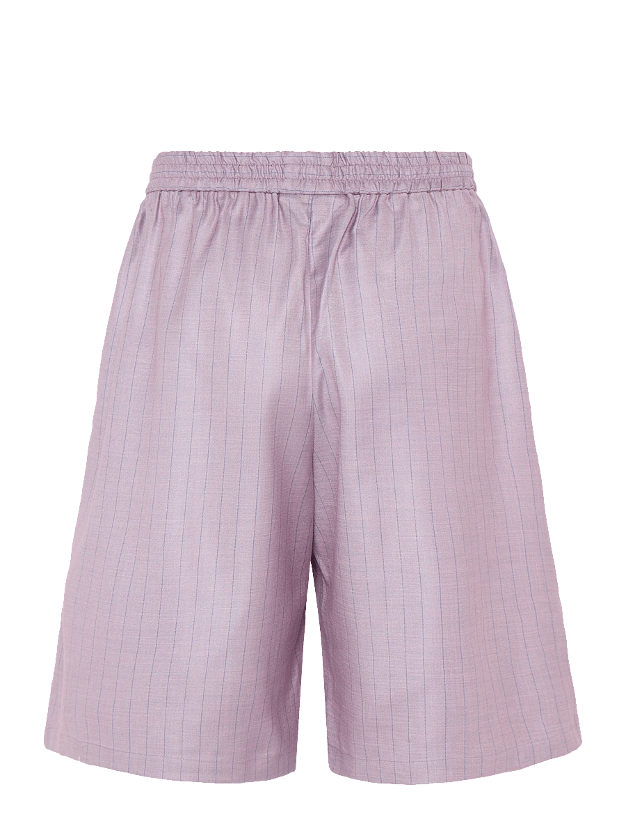Stella Nova - Striped Suiting Shorts - light purple - 1