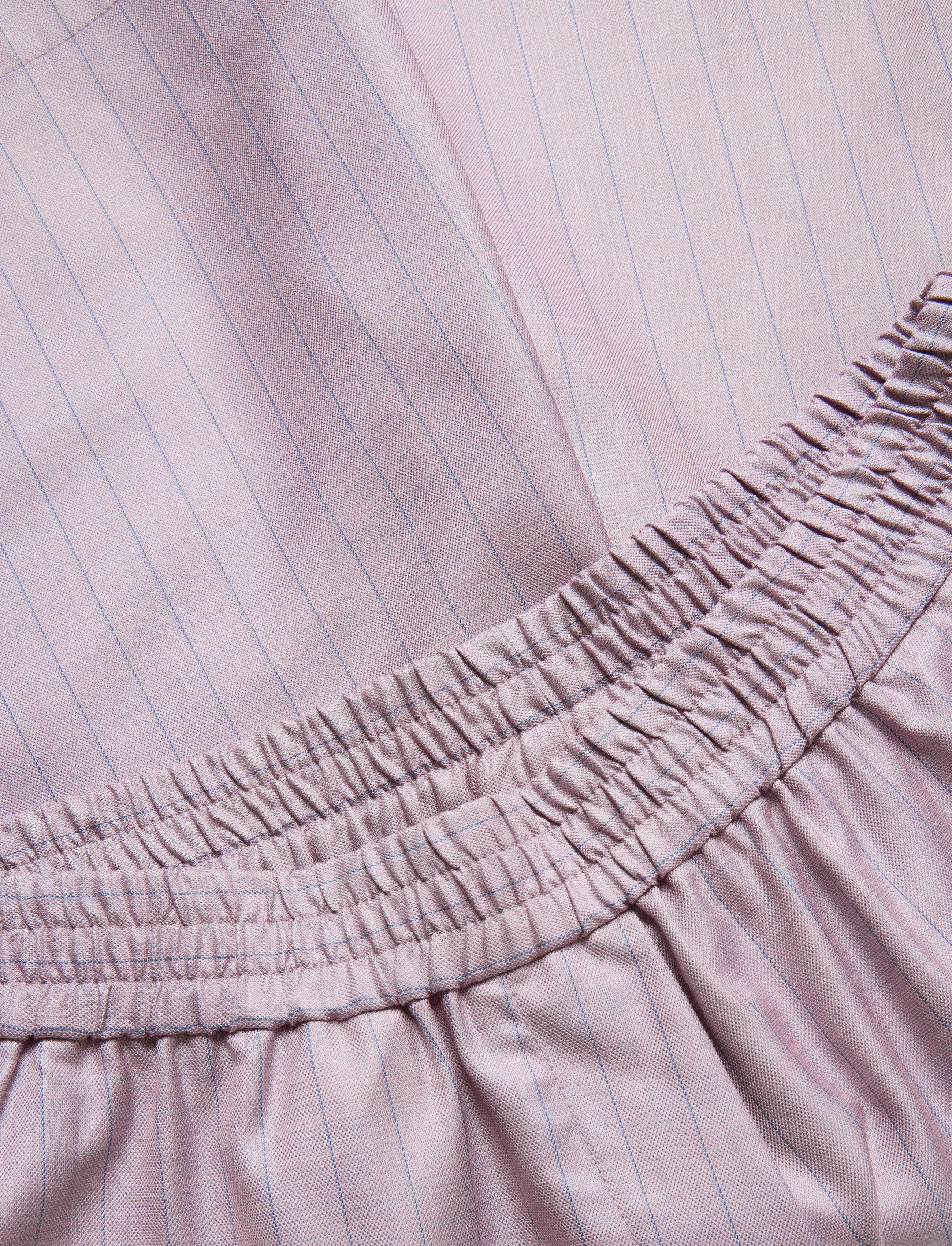 Stella Nova - Striped Suiting Shorts - light purple - 2