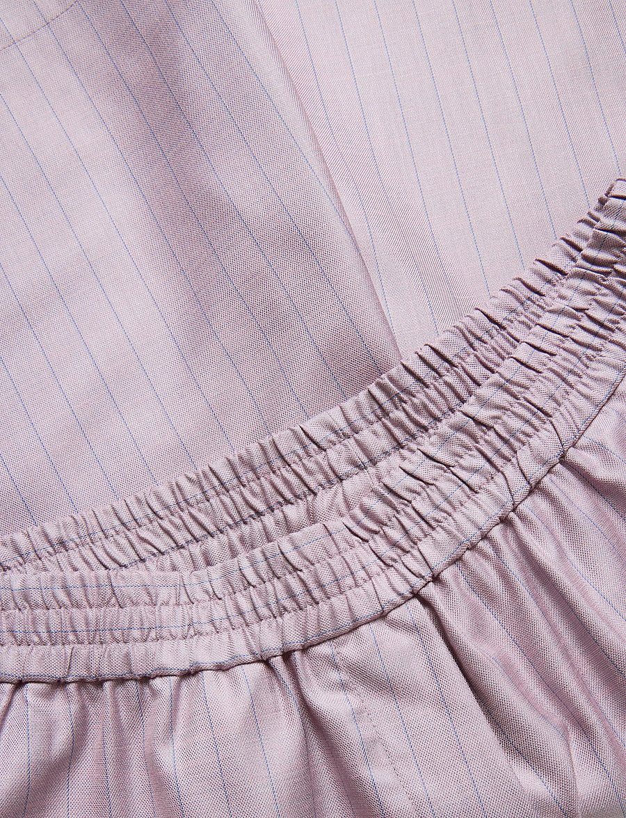 Stella Nova - Striped Suiting Shorts - light purple - 2