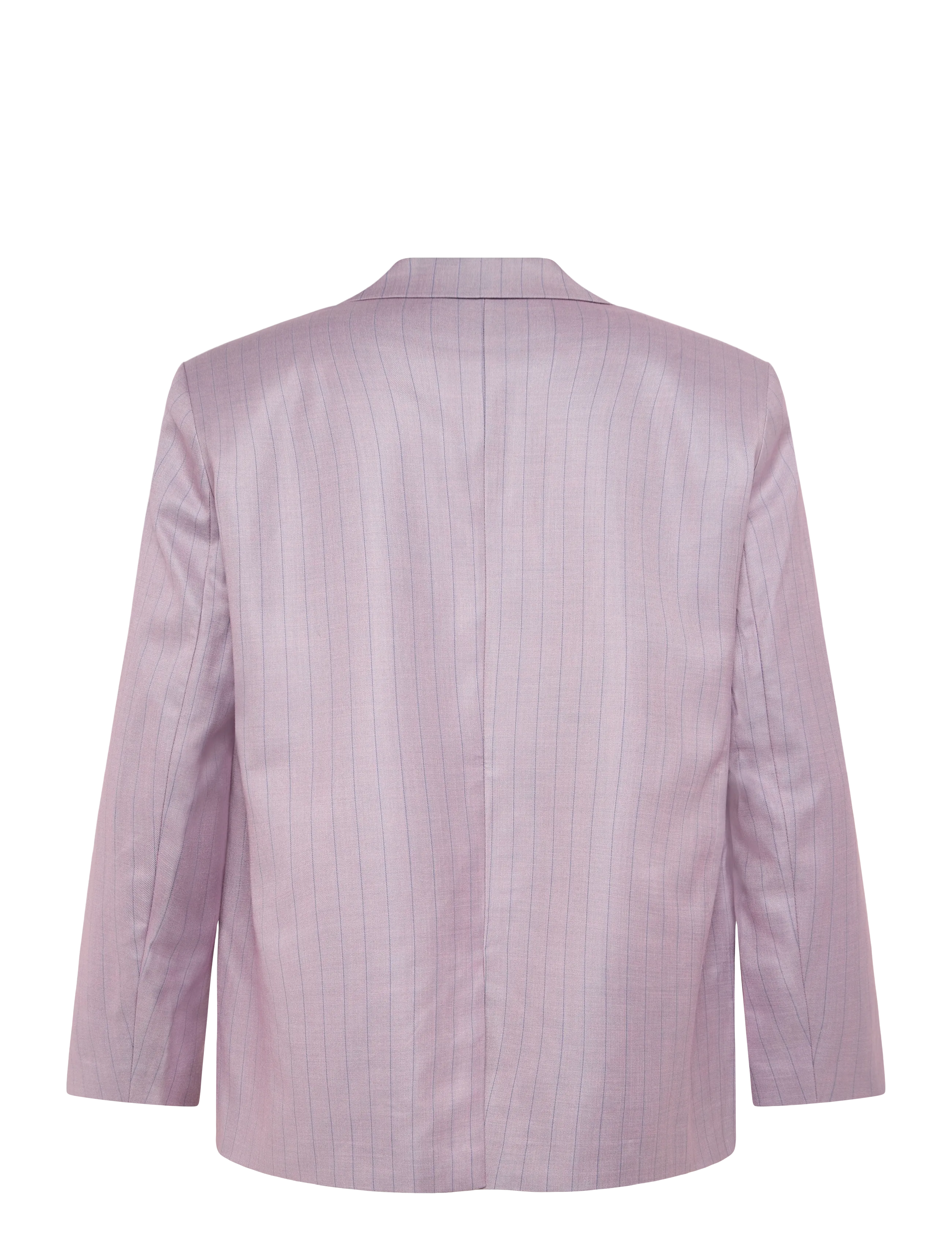 Stella Nova - Striped Oversized Blazer - light purple - 1