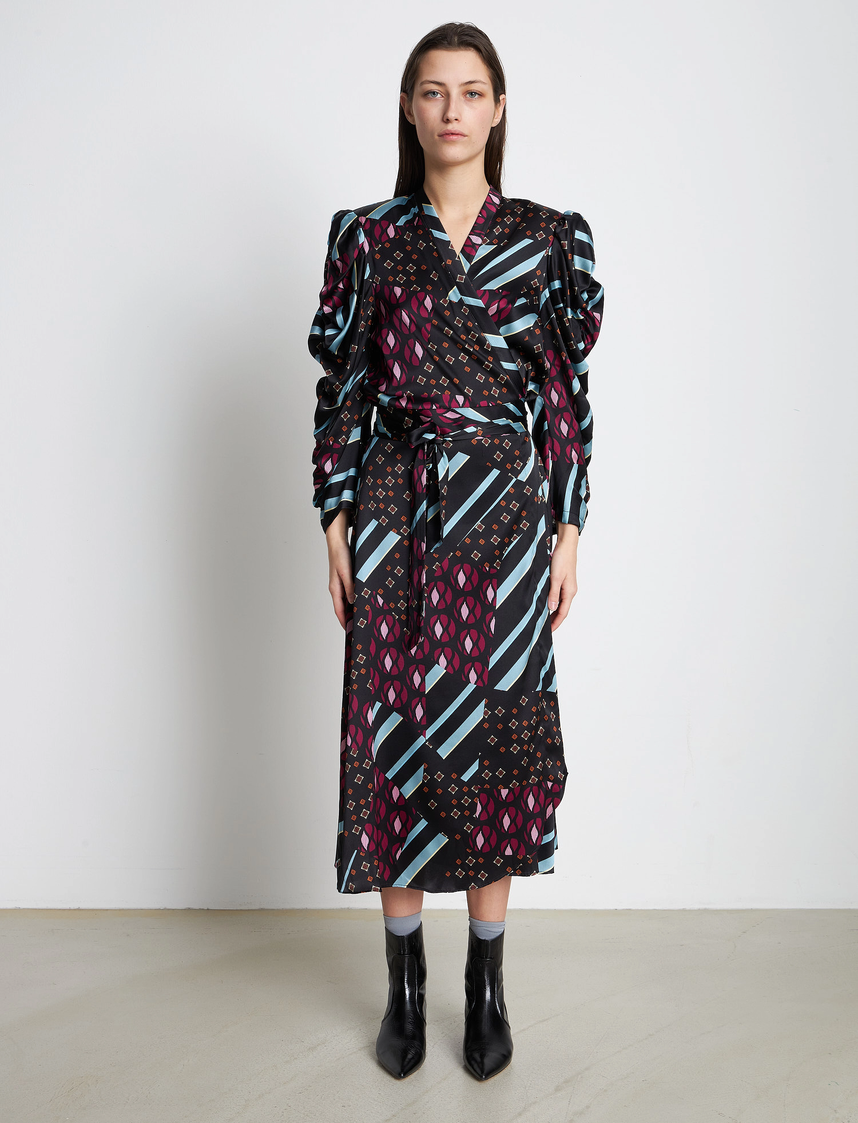 Stella Nova Toya - Kjoler - TIE COMBINATION / black