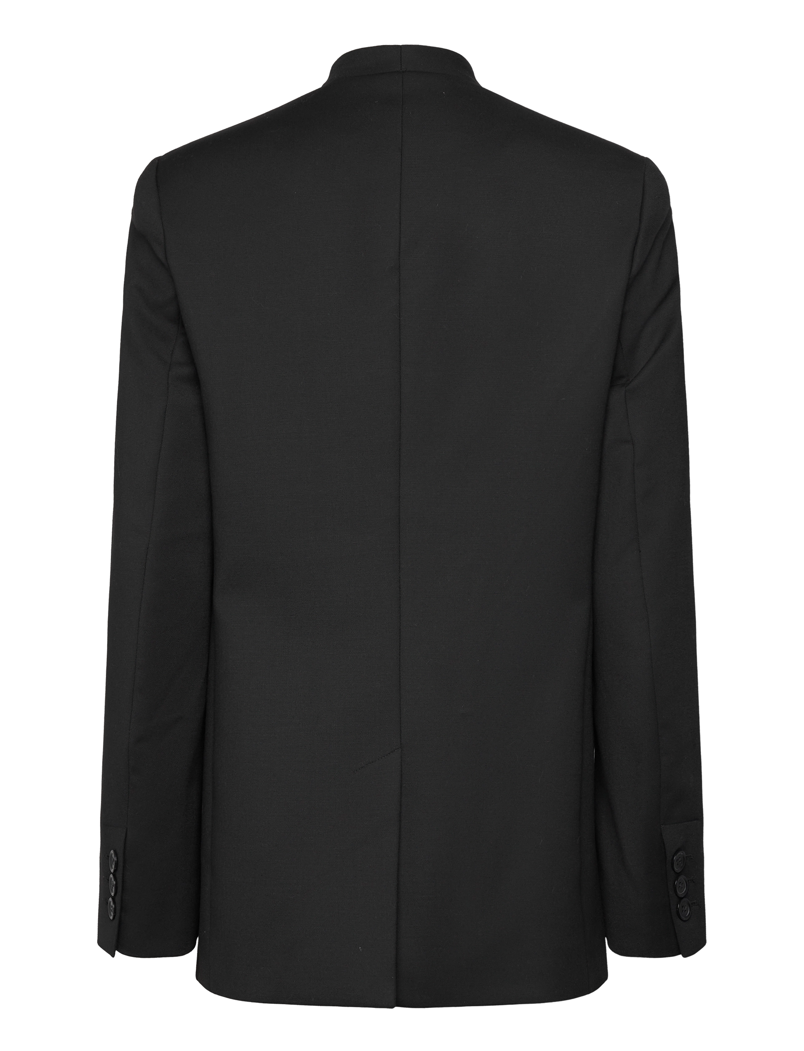 Stella Nova - Blazer with inserted satin lapel - black - 1