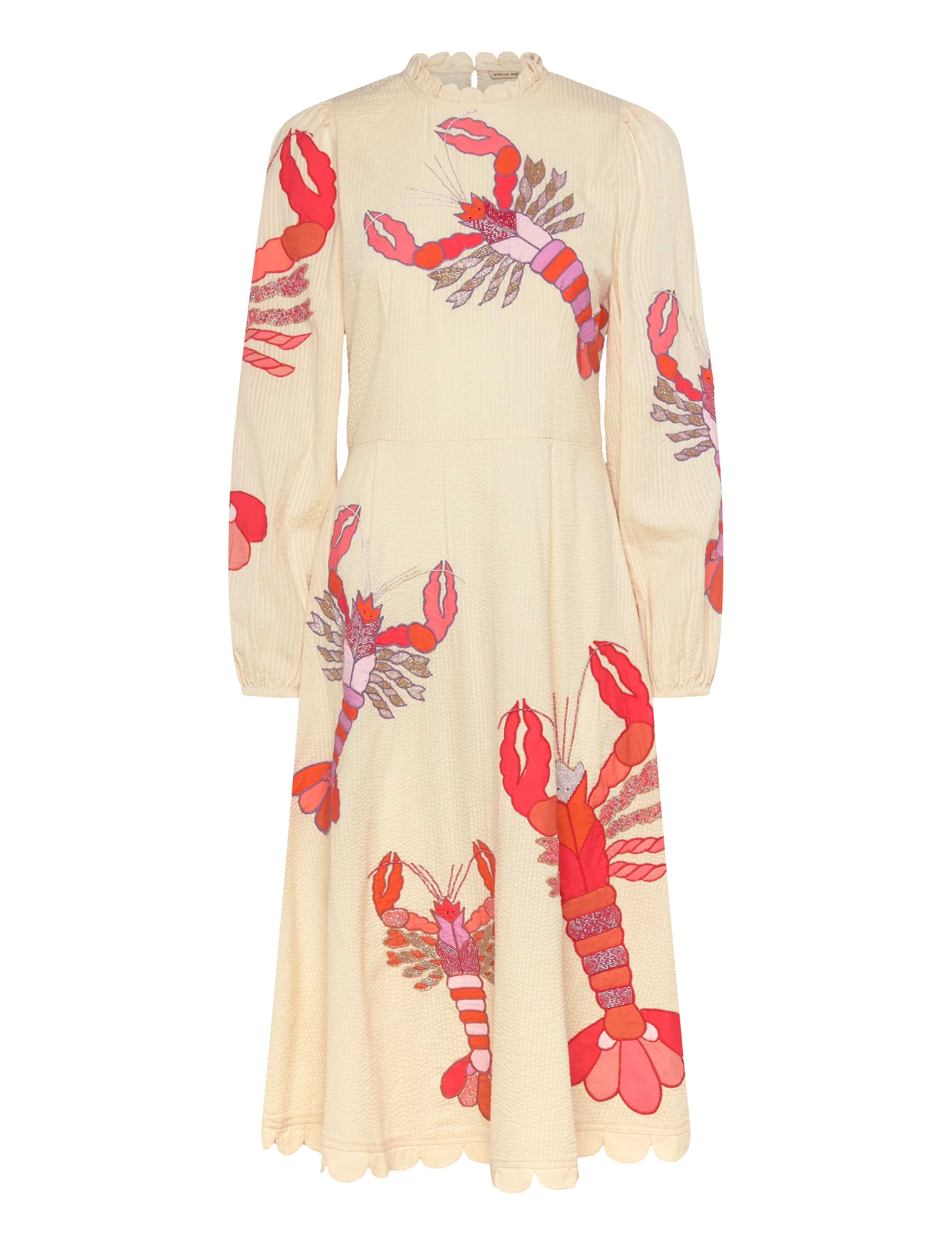 Stella Nova Embroidered Maxi Dress - Riided - 530 MULTICOLOUR / cream